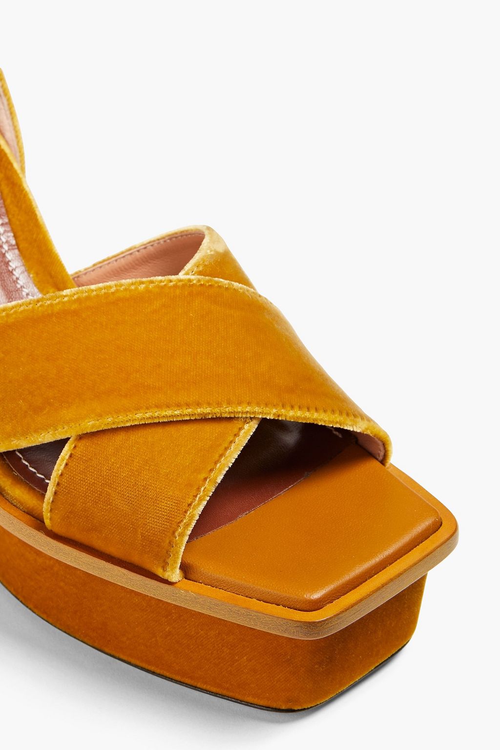 ZIMMERMANN Velvet platform sandals