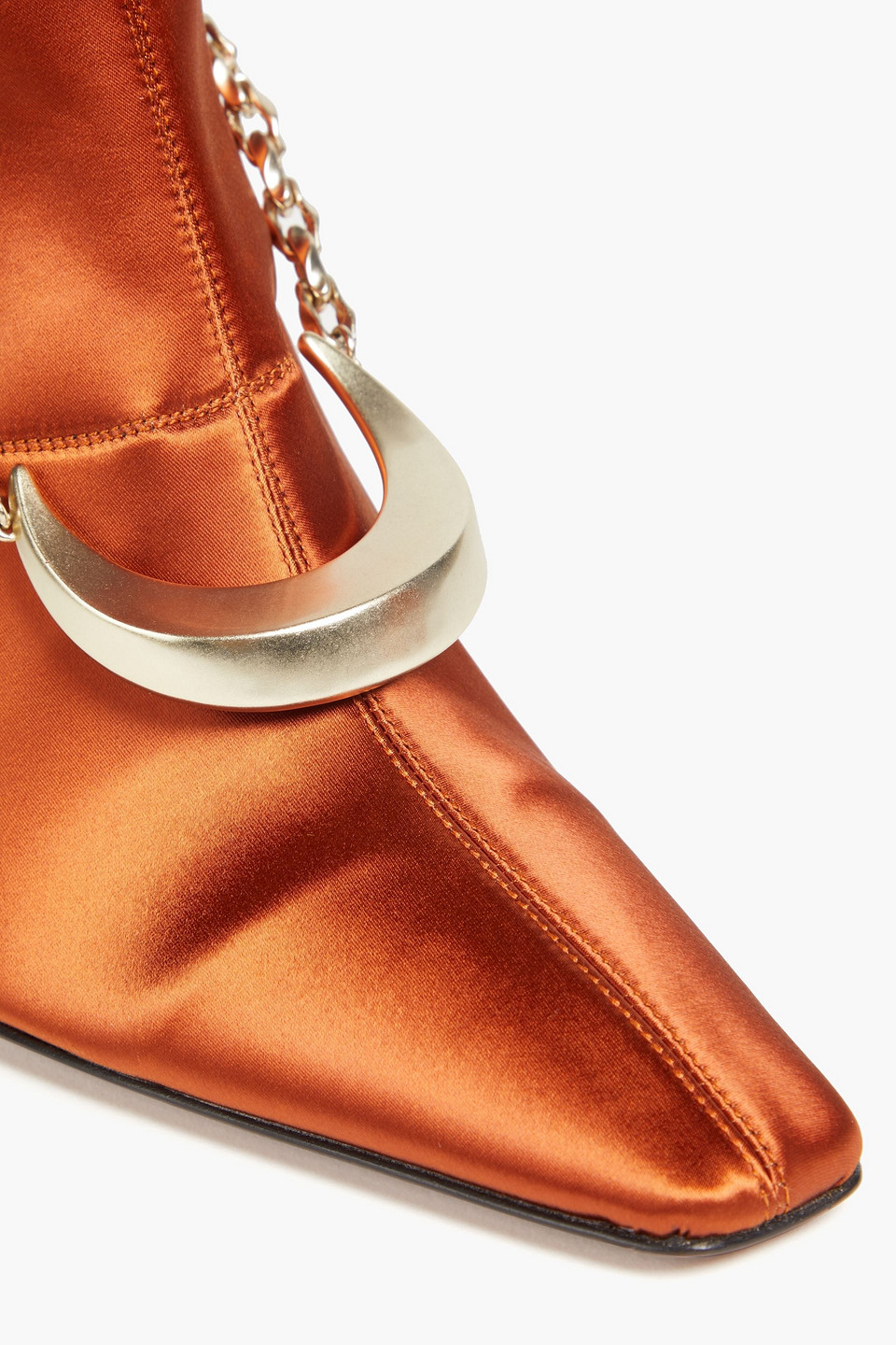 Zimmermann Crescent Stretch Over The Knee Boot In Copper