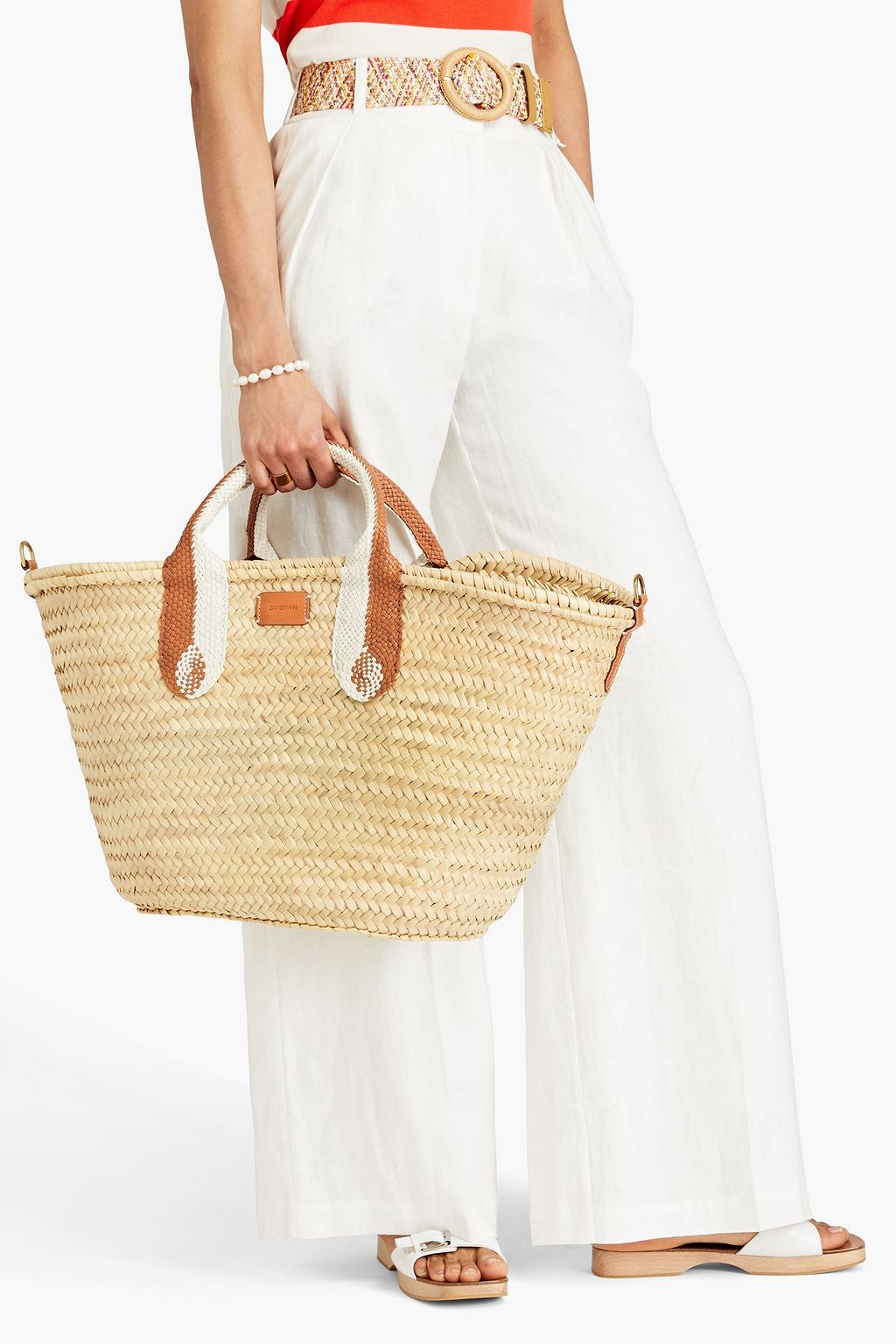 ZIMMERMANN Straw tote