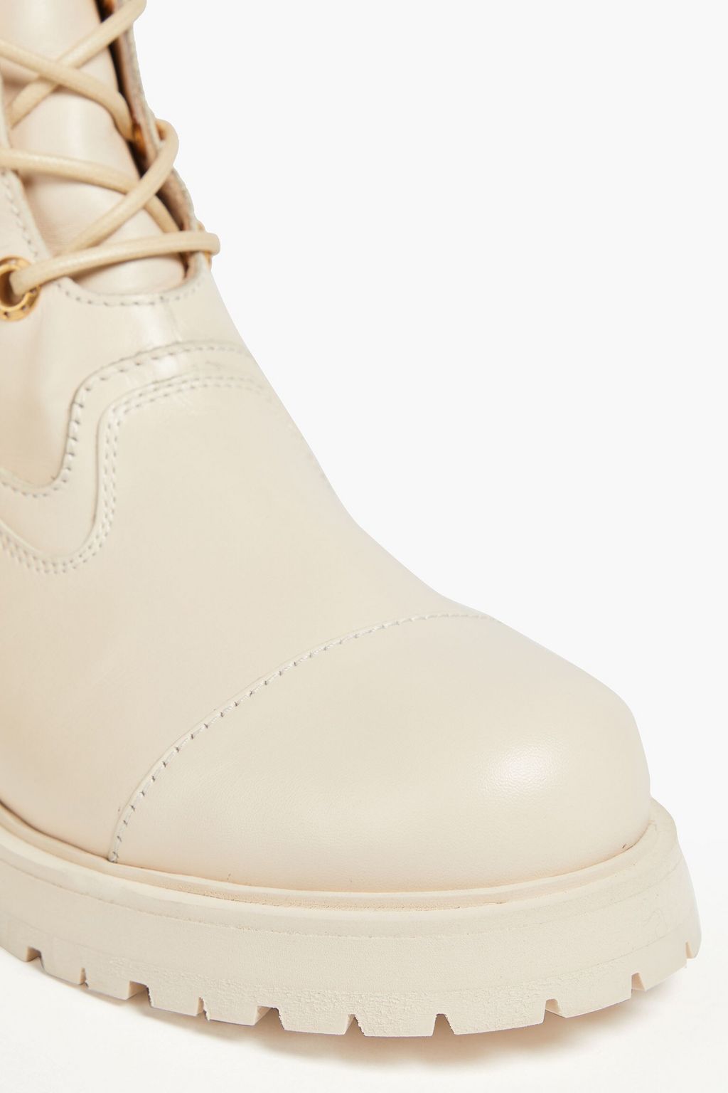 ZIMMERMANN Leather combat boots