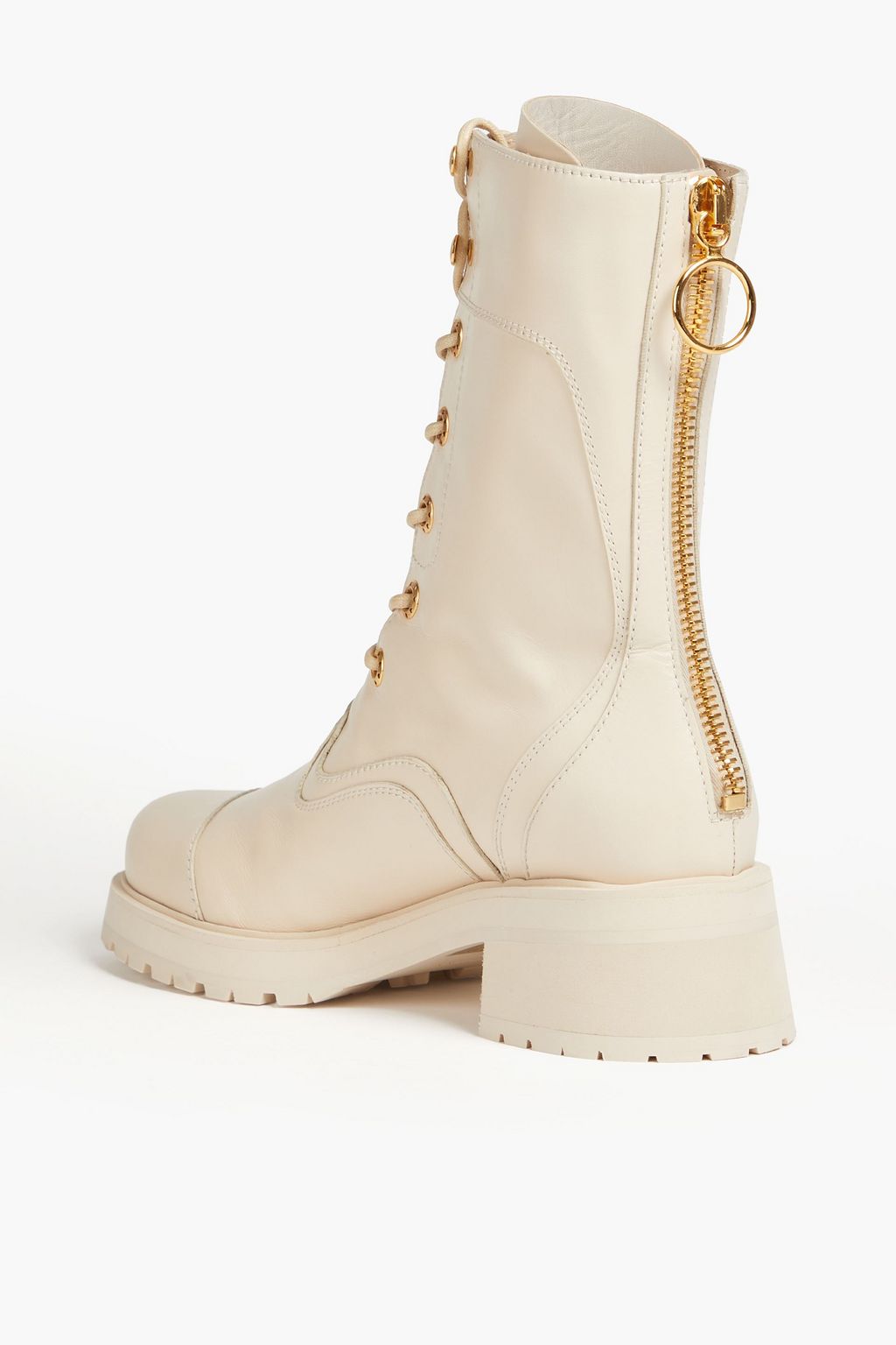 ZIMMERMANN Leather combat boots