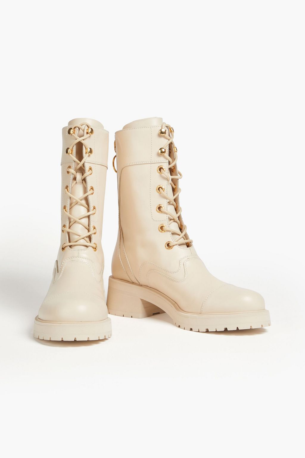 ZIMMERMANN Leather combat boots