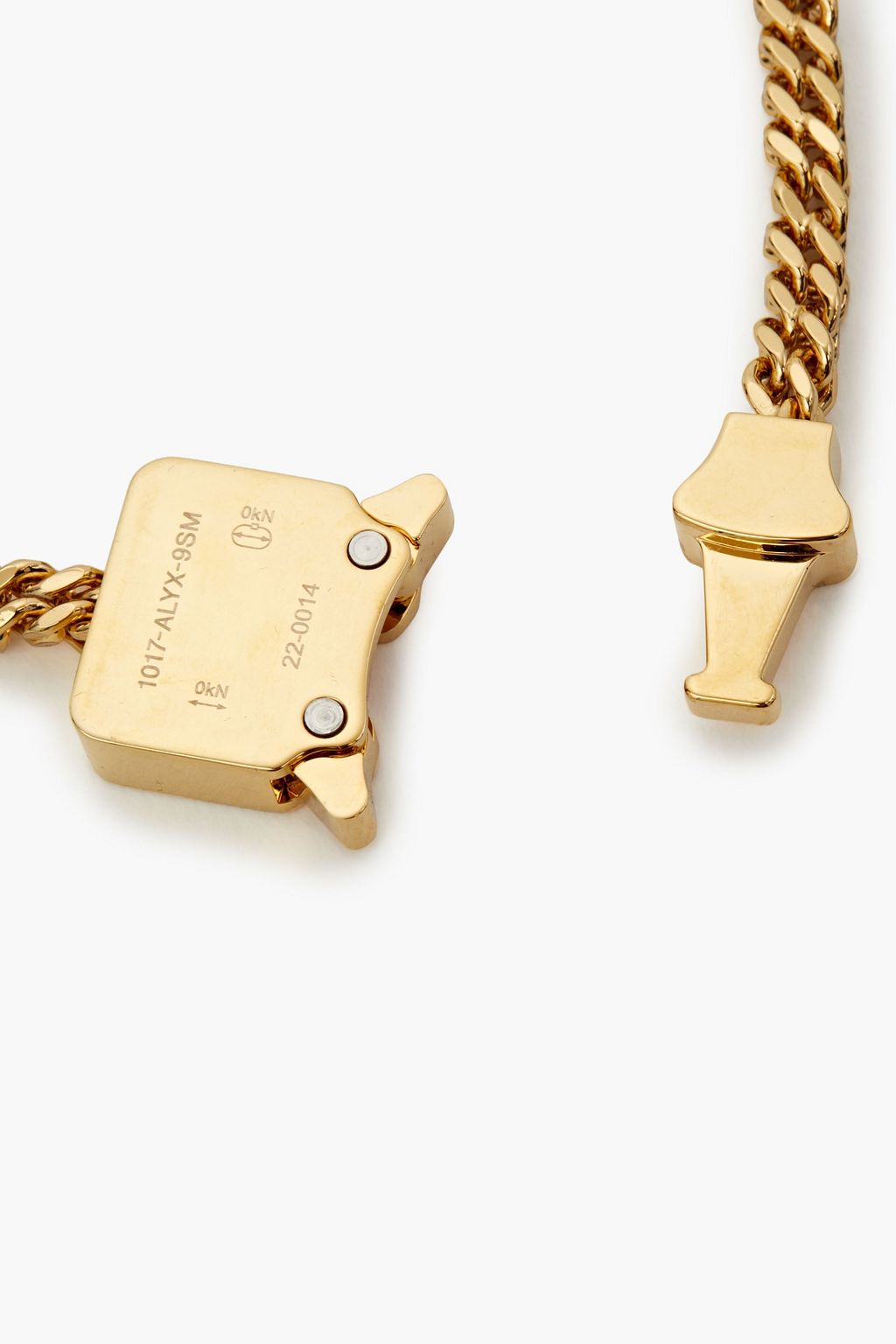 1017 ALYX 9SM Gold-tone necklace