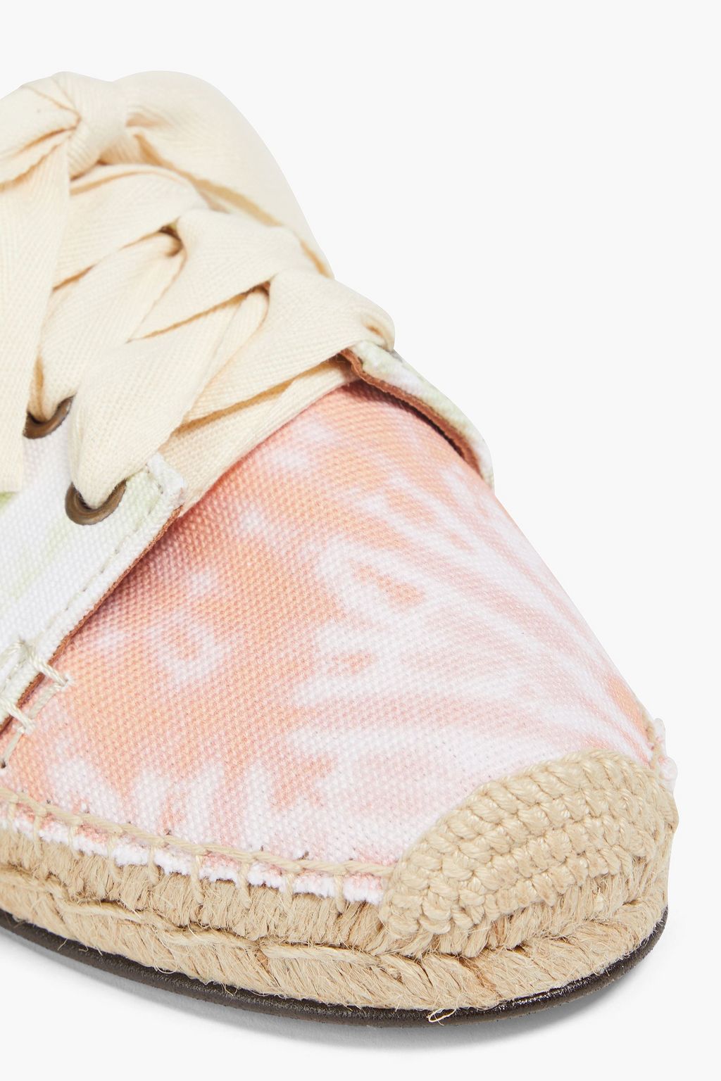 ZIMMERMANN Lace-up canvas espadrilles