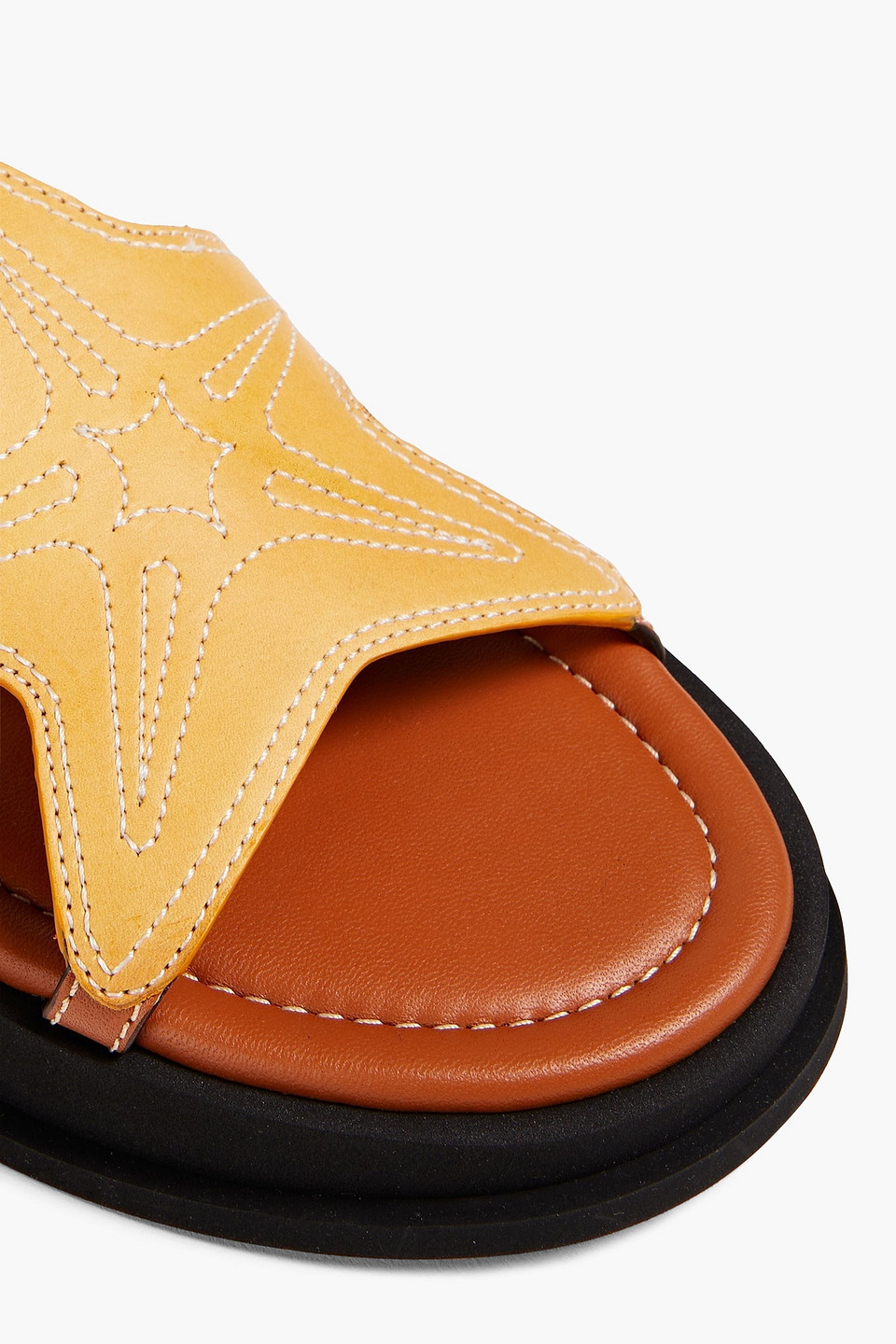 Zimmermann Leather Sandals In Camel