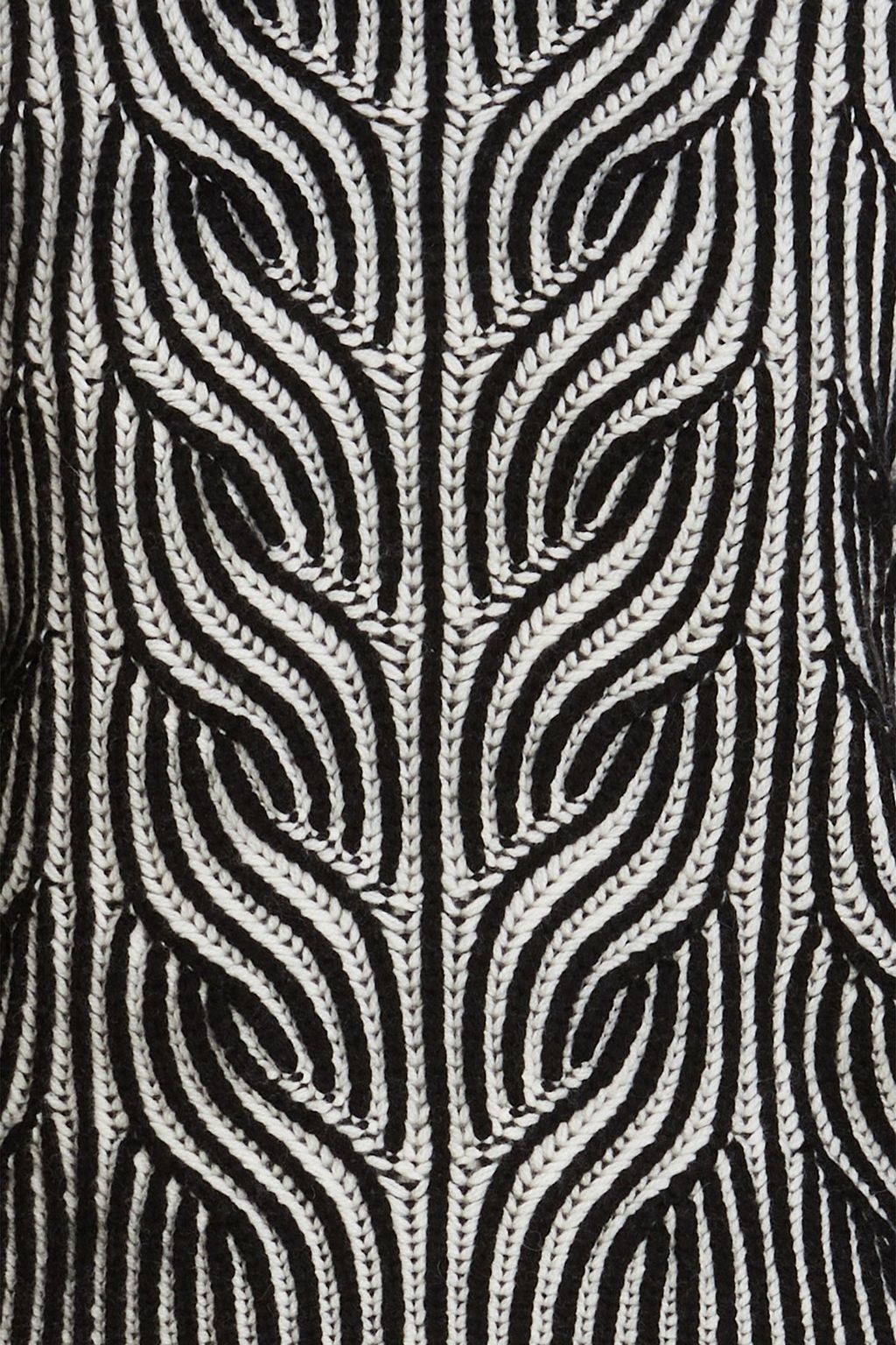 ZIMMERMANN ケーブルニット メリノウール タートルネックセーター
