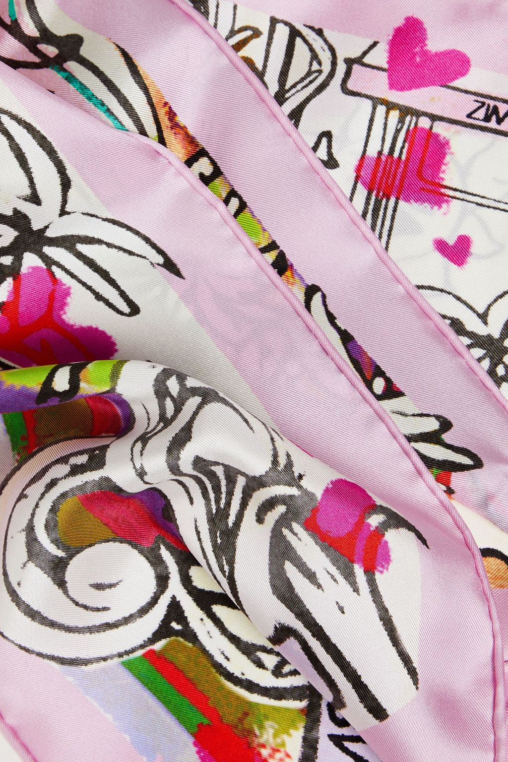 ZIMMERMANN Printed silk-twill scarf
