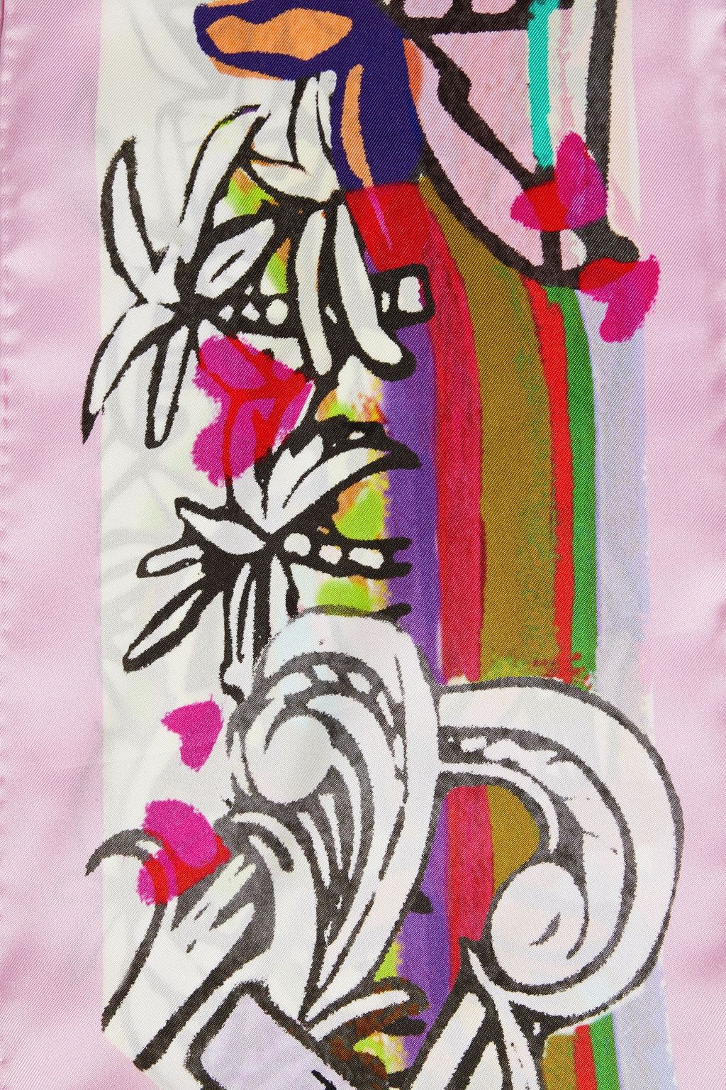 ZIMMERMANN Printed silk-twill scarf