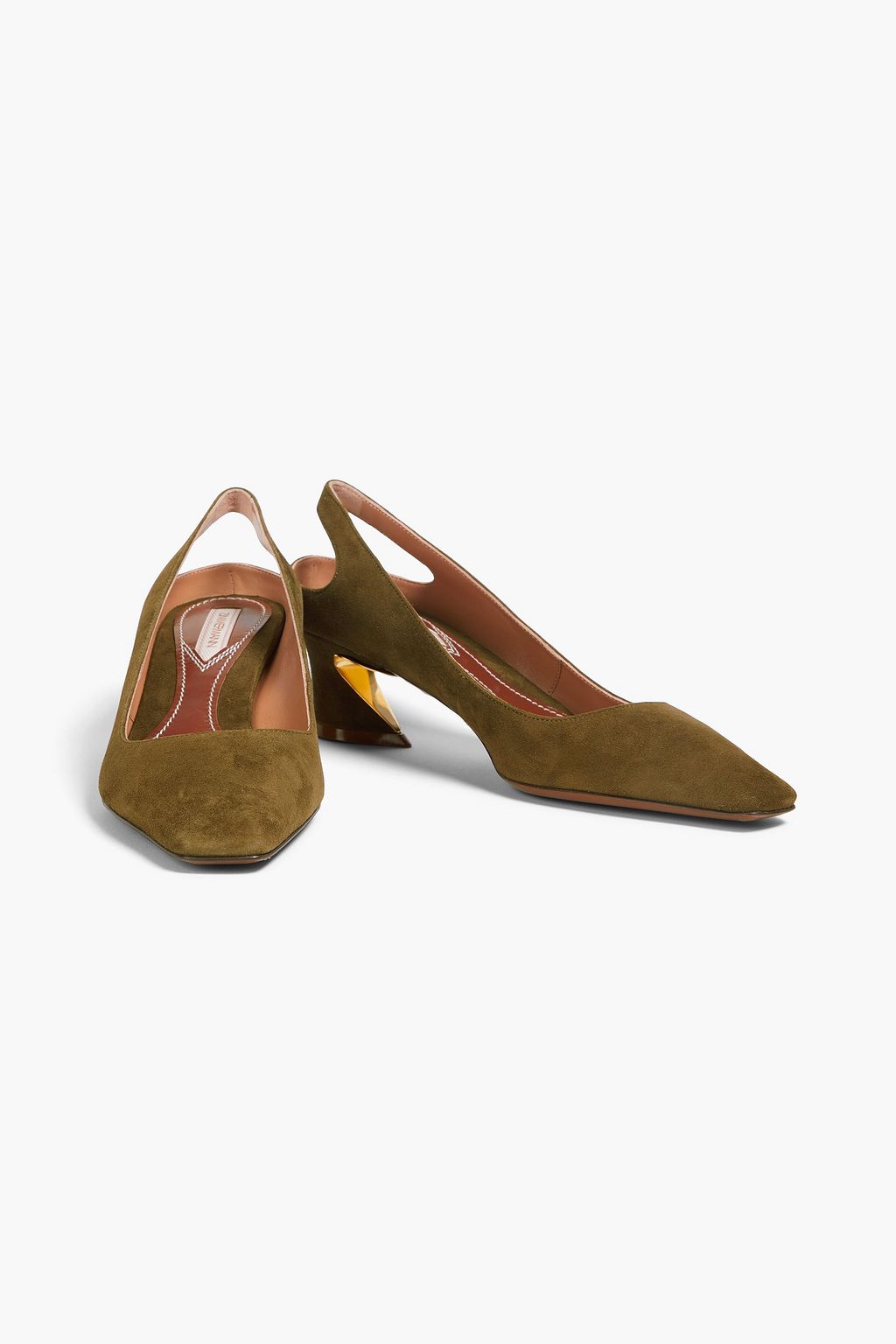 ZIMMERMANN Suede slingback pumps | THE OUTNET