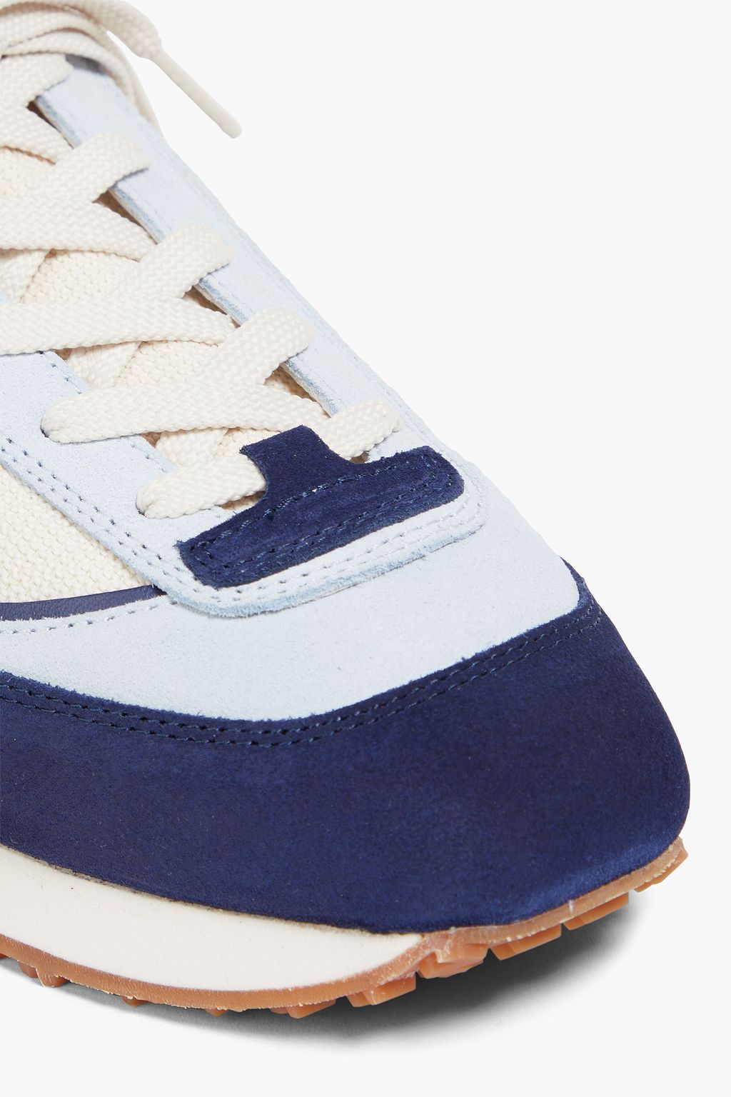ZIMMERMANN Sneakers aus Veloursleder und Stretch-Strick