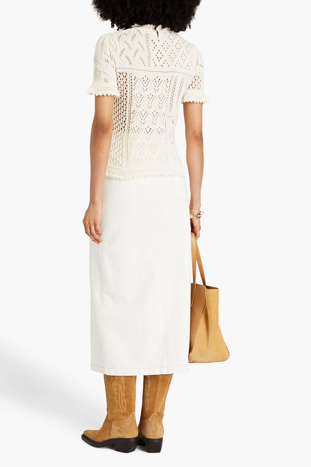 ZIMMERMANN Crocheted cotton top