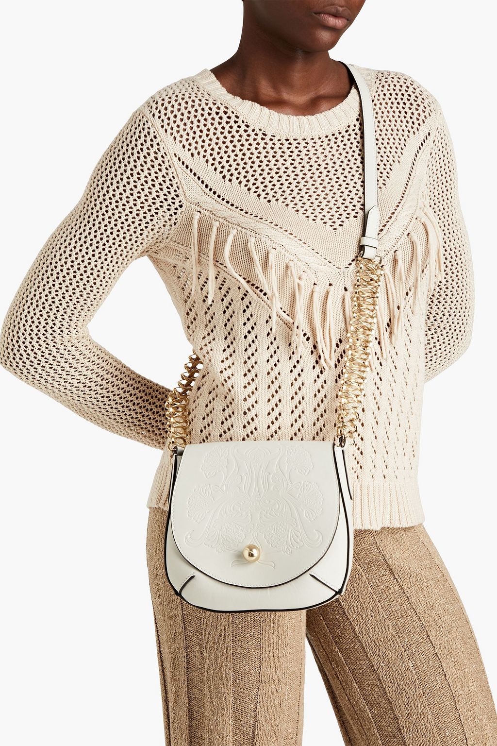ZIMMERMANN Embossed leather cross-body bag
