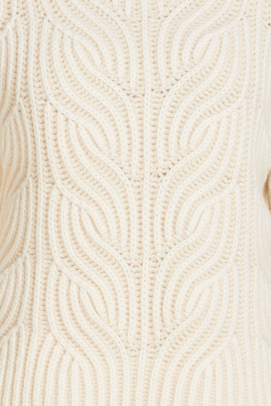 ZIMMERMANN Cable-knit merino wool turtleneck sweater