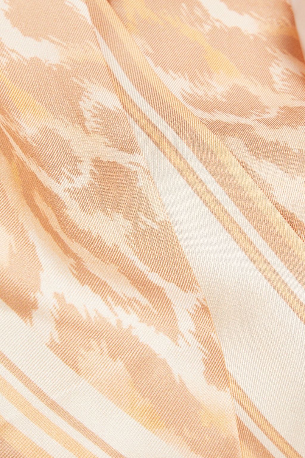 ZIMMERMANN Leopard-print silk-twill scarf