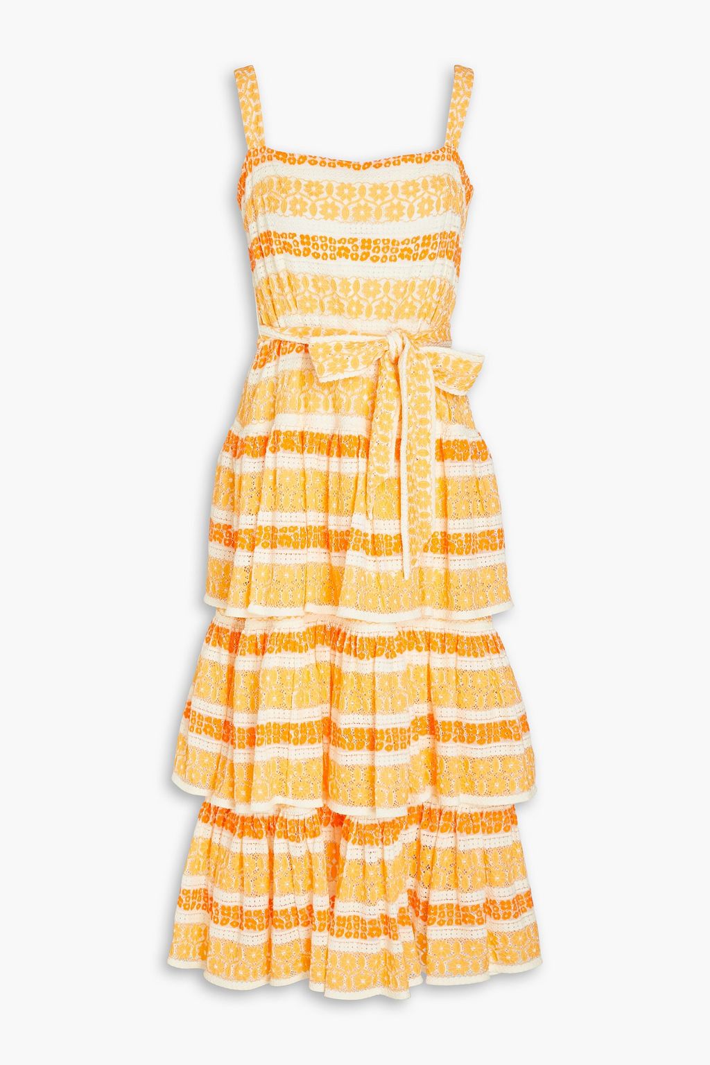 Zimmermann yellow deals stripe dress