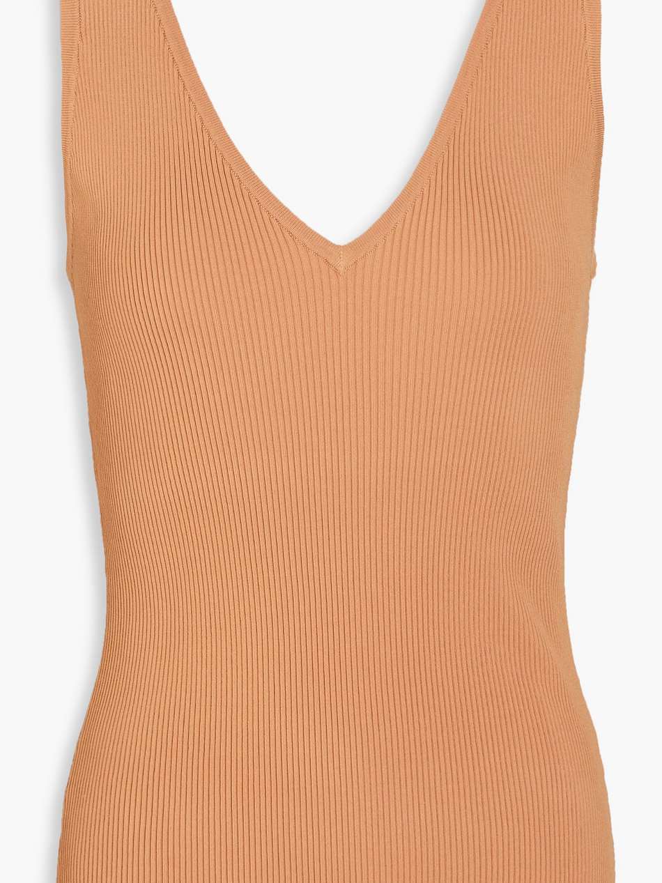 ribbed-knit tank