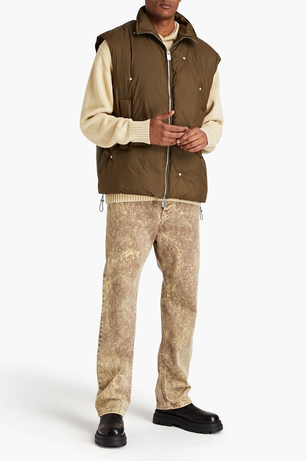 1017 ALYX 9SM Cotton-jersey paneled shell vest