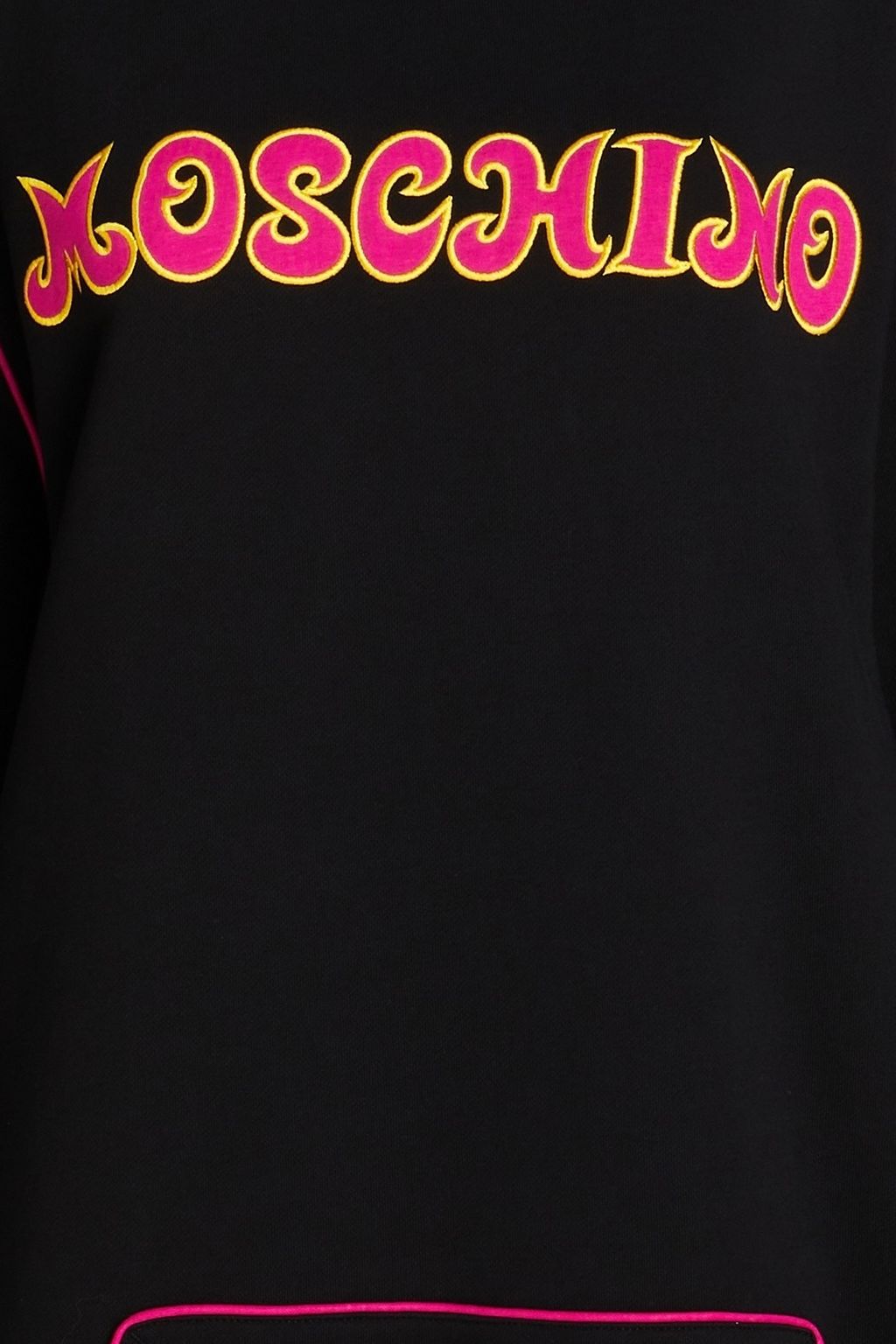 MOSCHINO سويت شيرت من قطن تيري فرنسي مطاطي بتصميم مطرّز