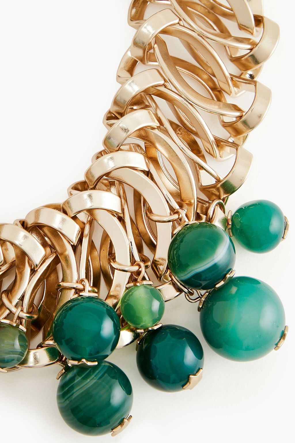 ZIMMERMANN Gold-tone agate choker