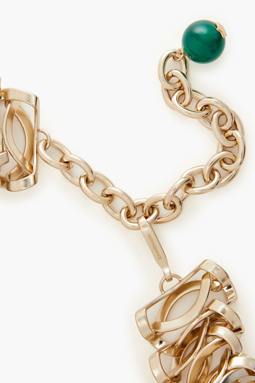ZIMMERMANN Gold-tone agate choker