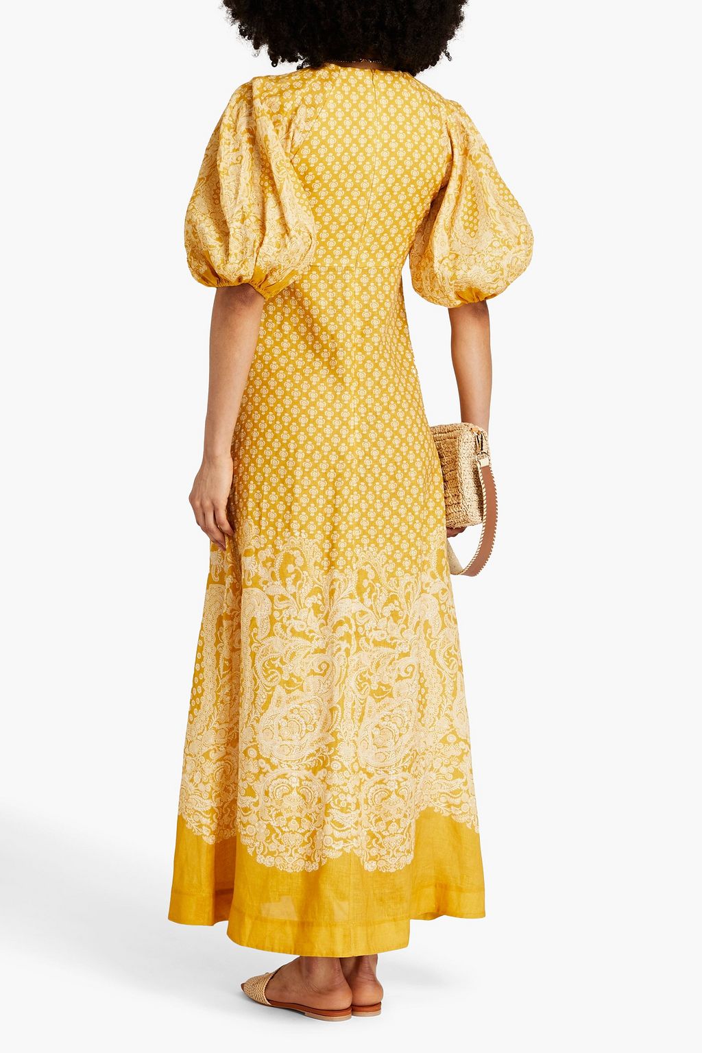 ZIMMERMANN Paisleyprint linen maxi dress THE