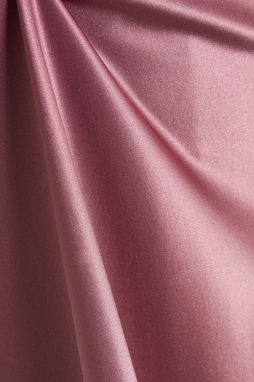 MICHELLE MASON Cutout silk-satin midi dress