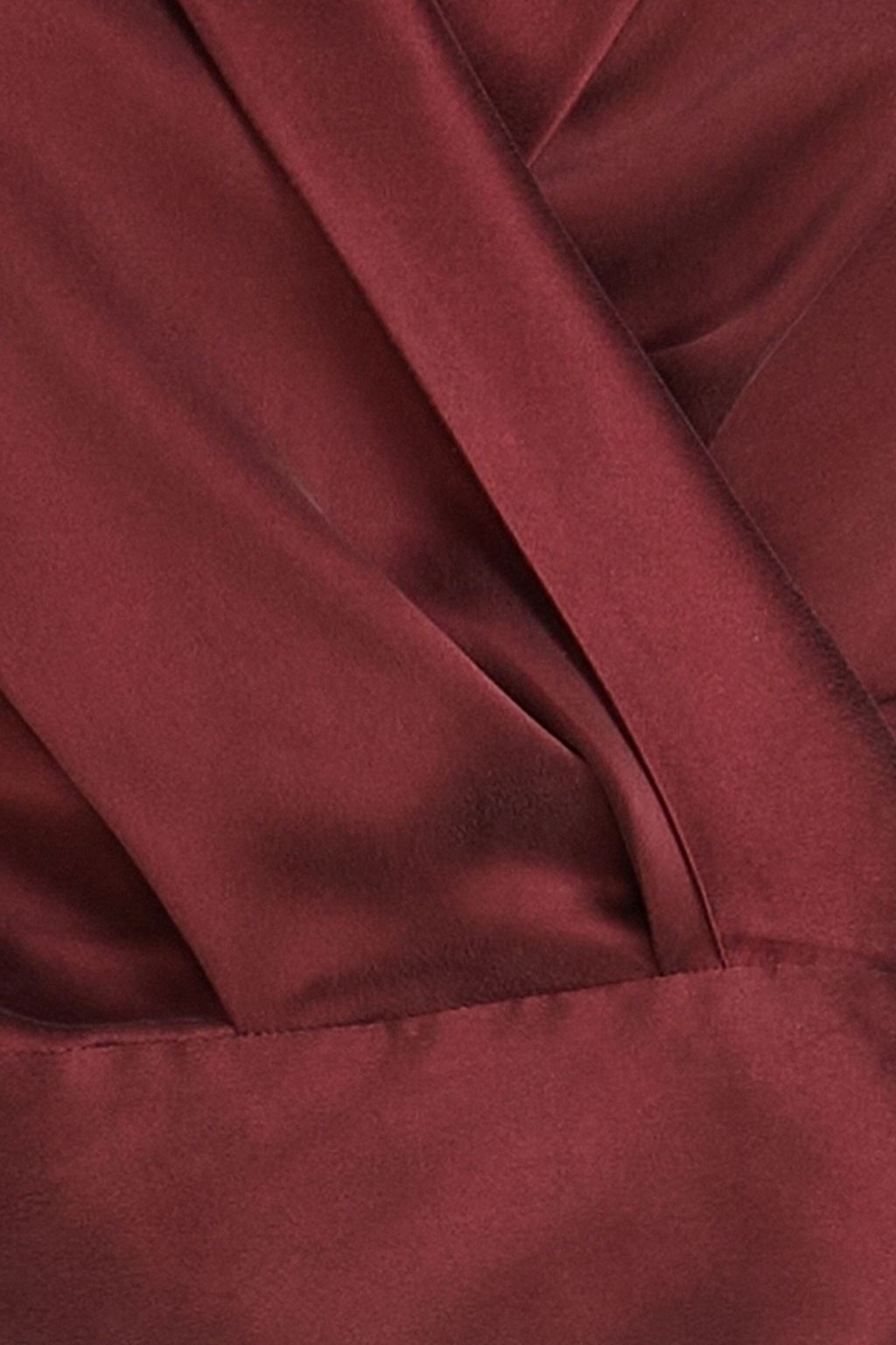 ZIMMERMANN Cropped silk-satin wrap top