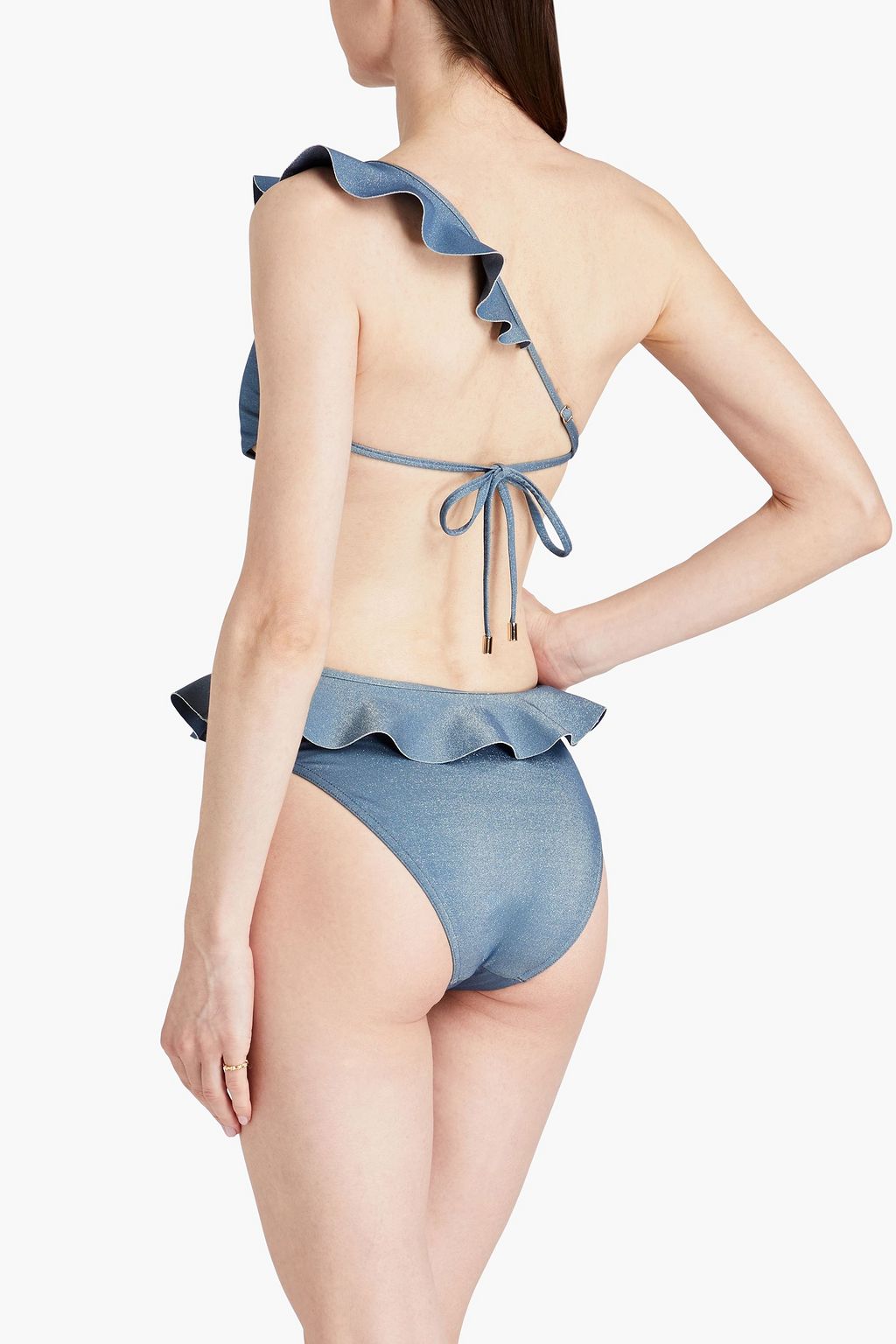 ZIMMERMANN Cutout ruffled swimsuit