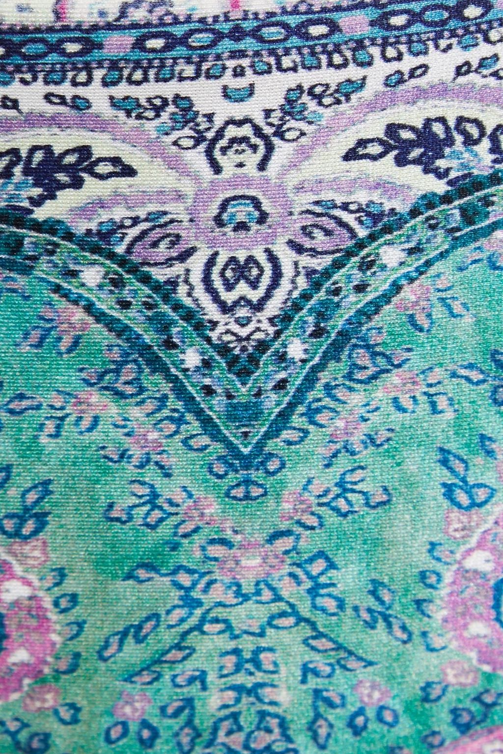 ZIMMERMANN Ruffled paisley-print bikini