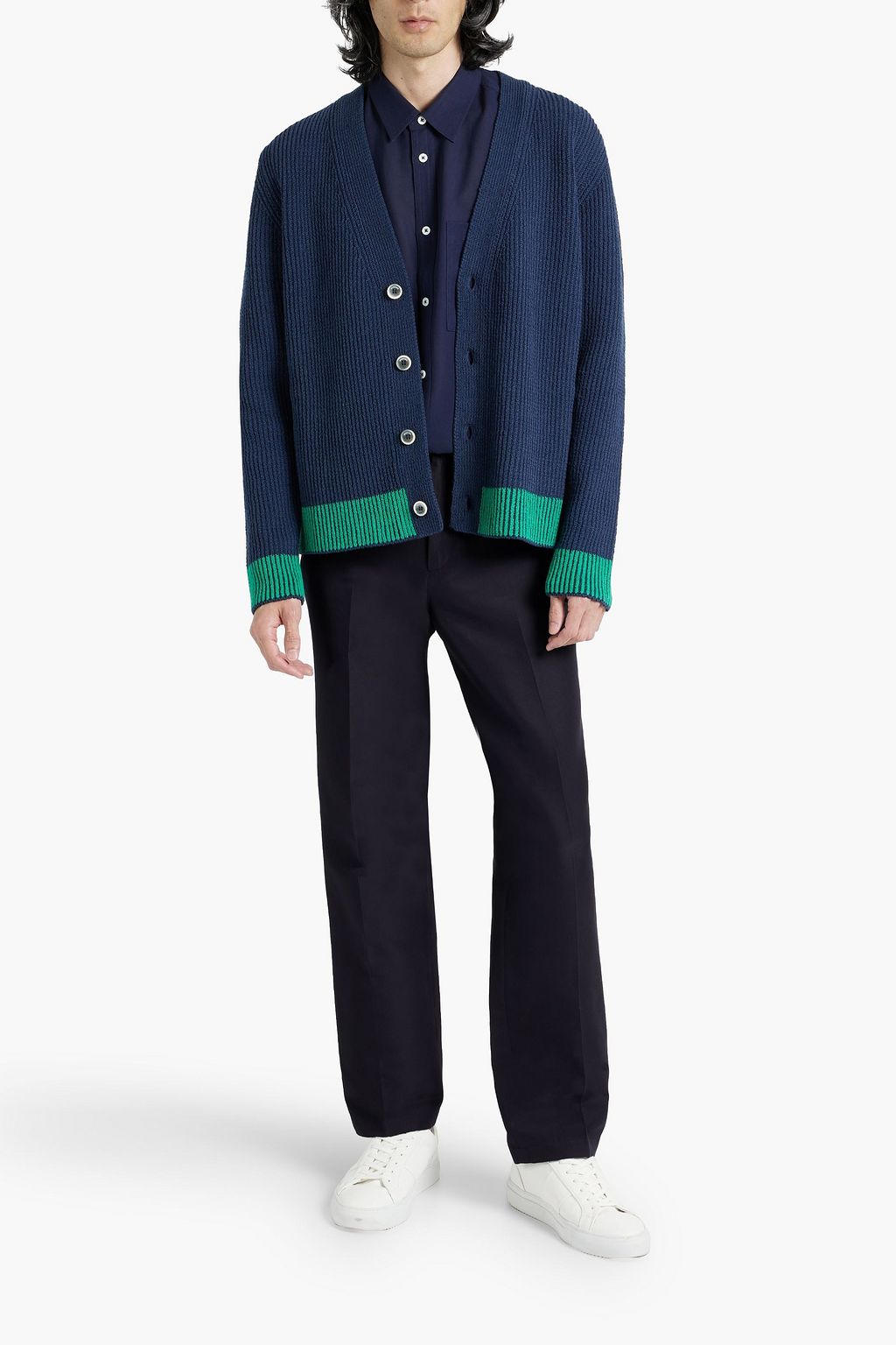 VALENTINO GARAVANI Cotton and silk-blend pants