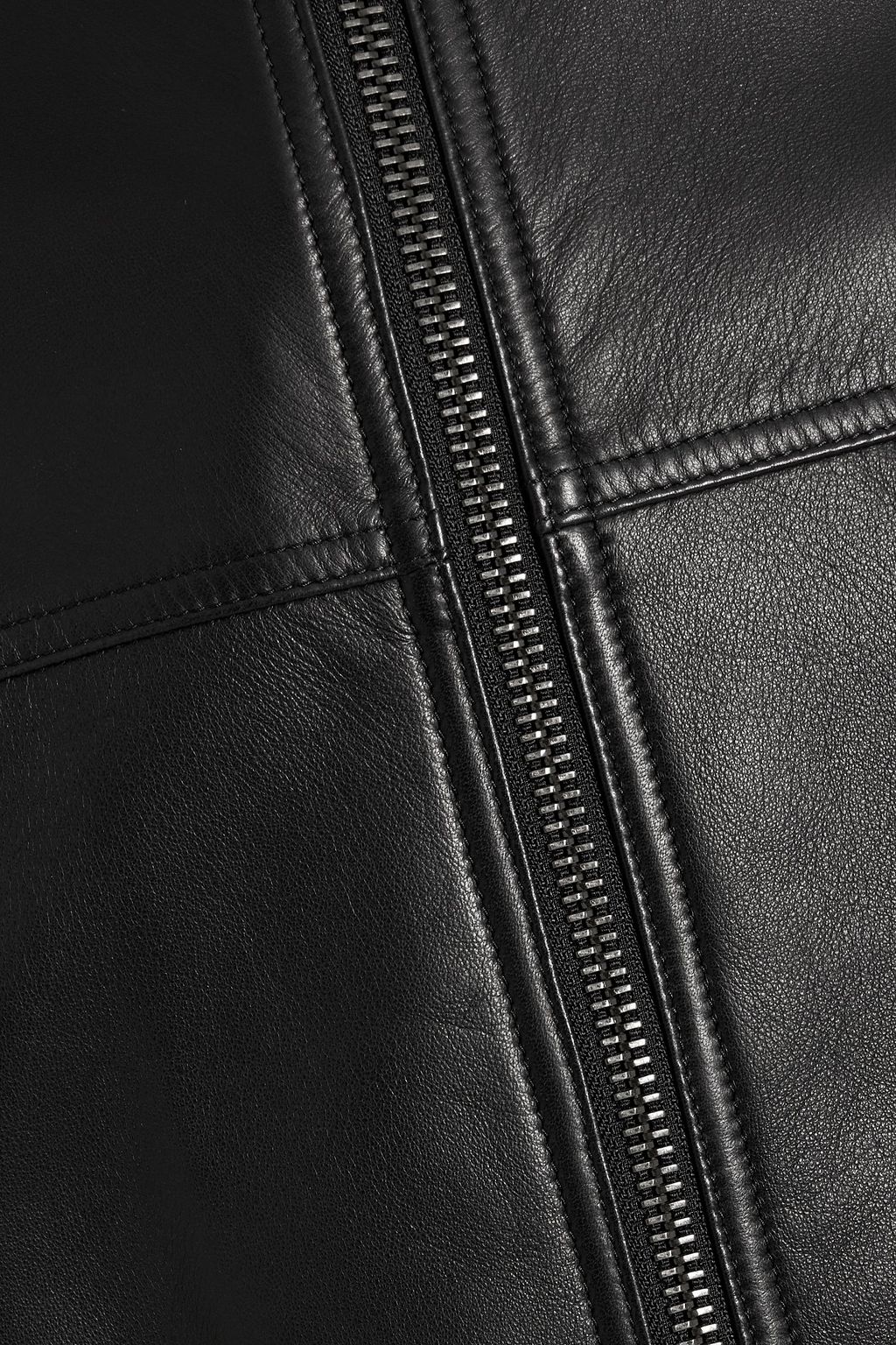 VALENTINO GARAVANI Printed leather bomber jacket