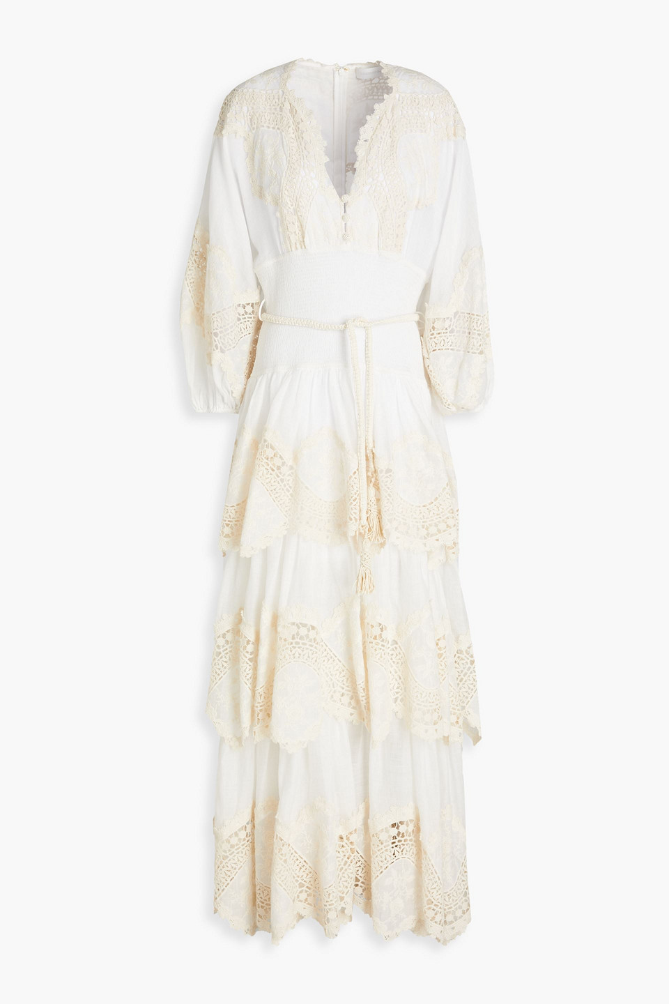 zimmermann white crochet dress Illuminate Cornelli crochet minidress in white - Zimmermann