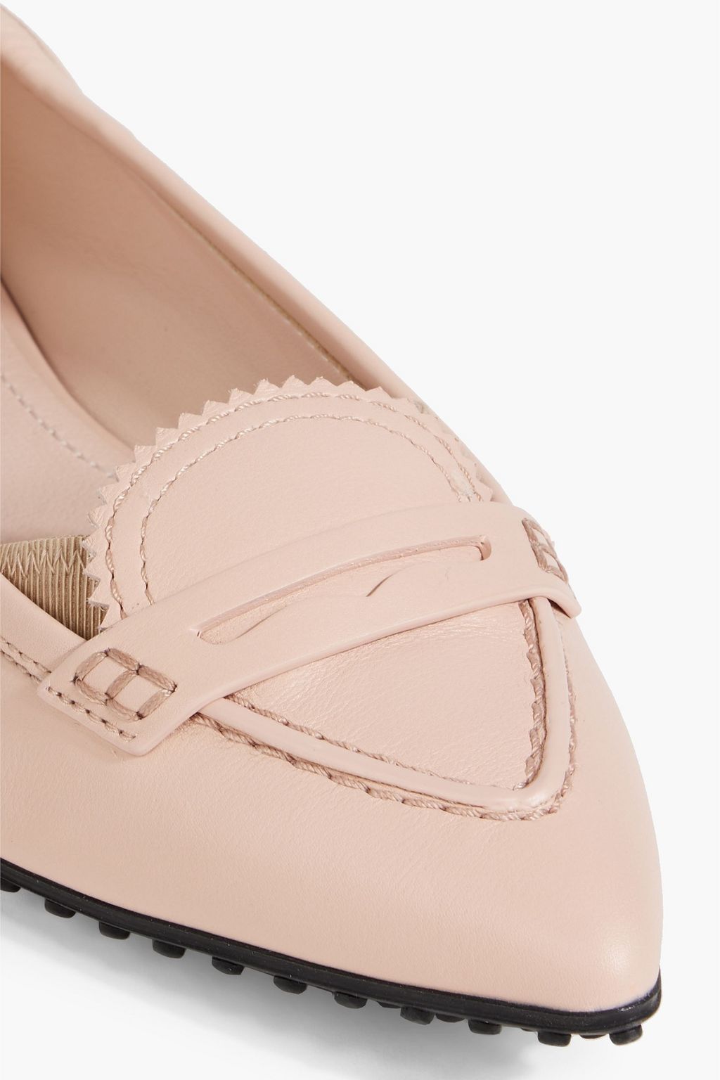 TOD'S Leather point-toe flats