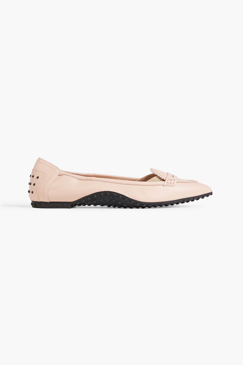 TOD'S Leather point-toe flats | THE OUTNET