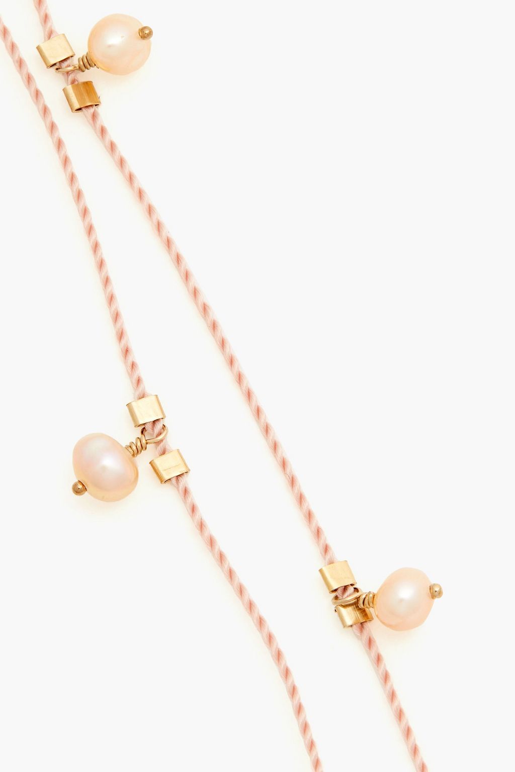 ZIMMERMANN Goldfarbenes Wickelarmband mit Perlen