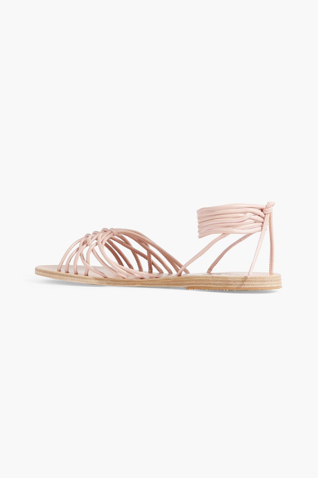 ANCIENT GREEK SANDALS Alexandra knotted faux leather sandals