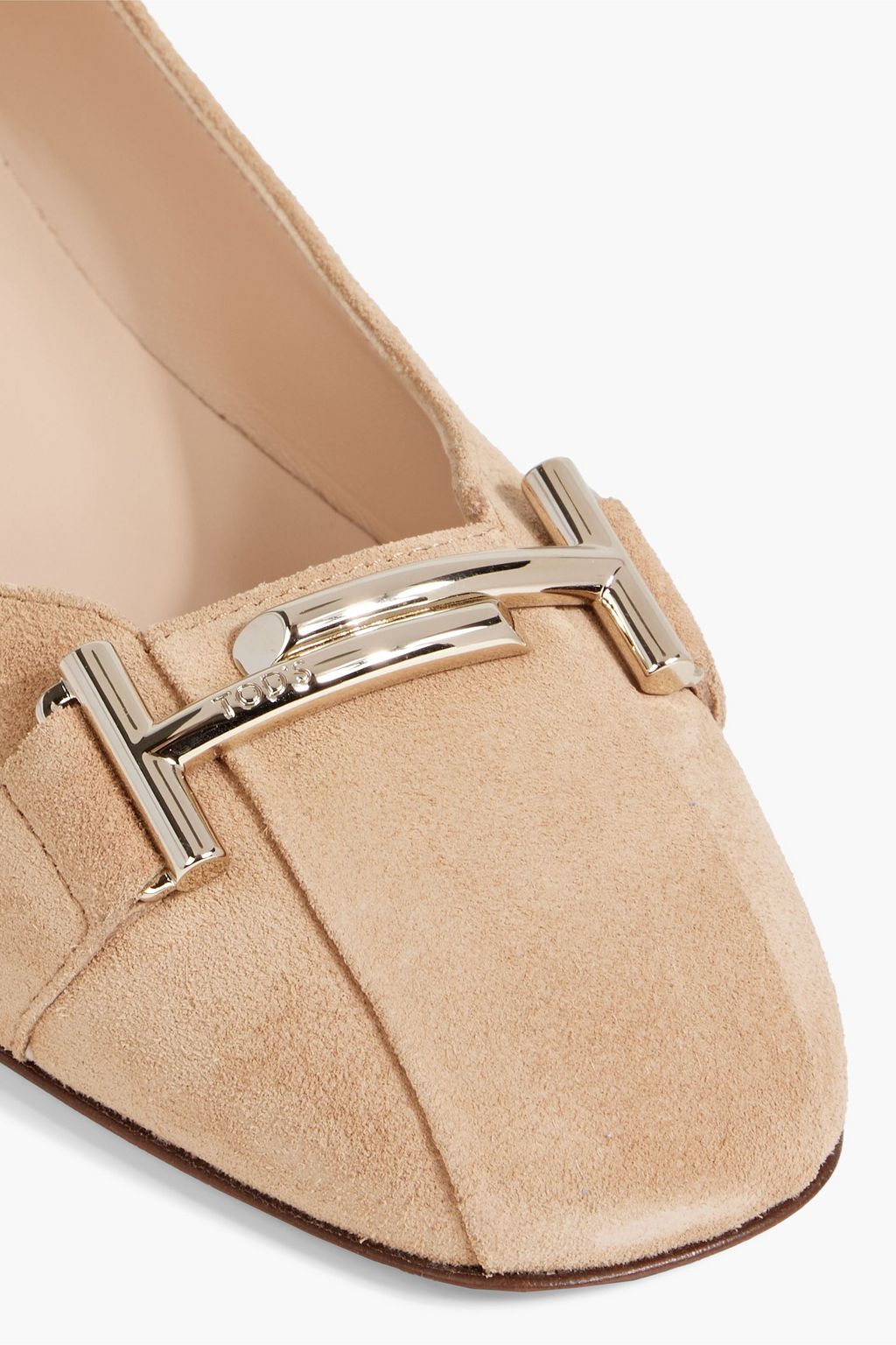 TOD'S Double T suede ballet flats