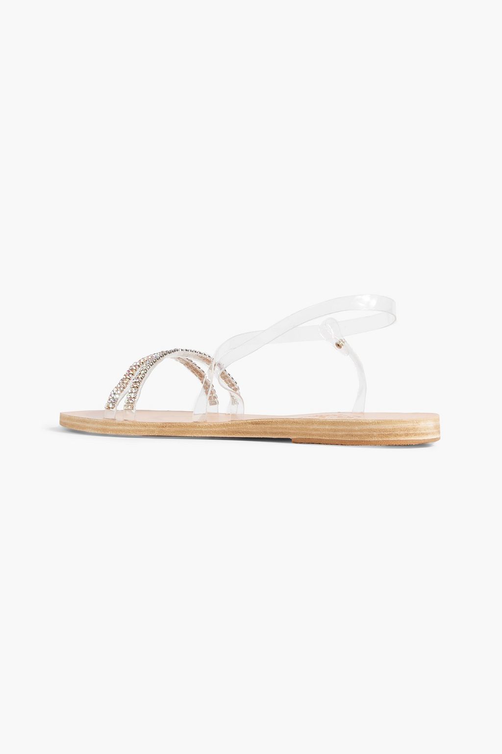 ANCIENT GREEK SANDALS Goudi crystal-embellished PVC ANCIENT GREEK SANDALS Goudi crystal-embellished PVC