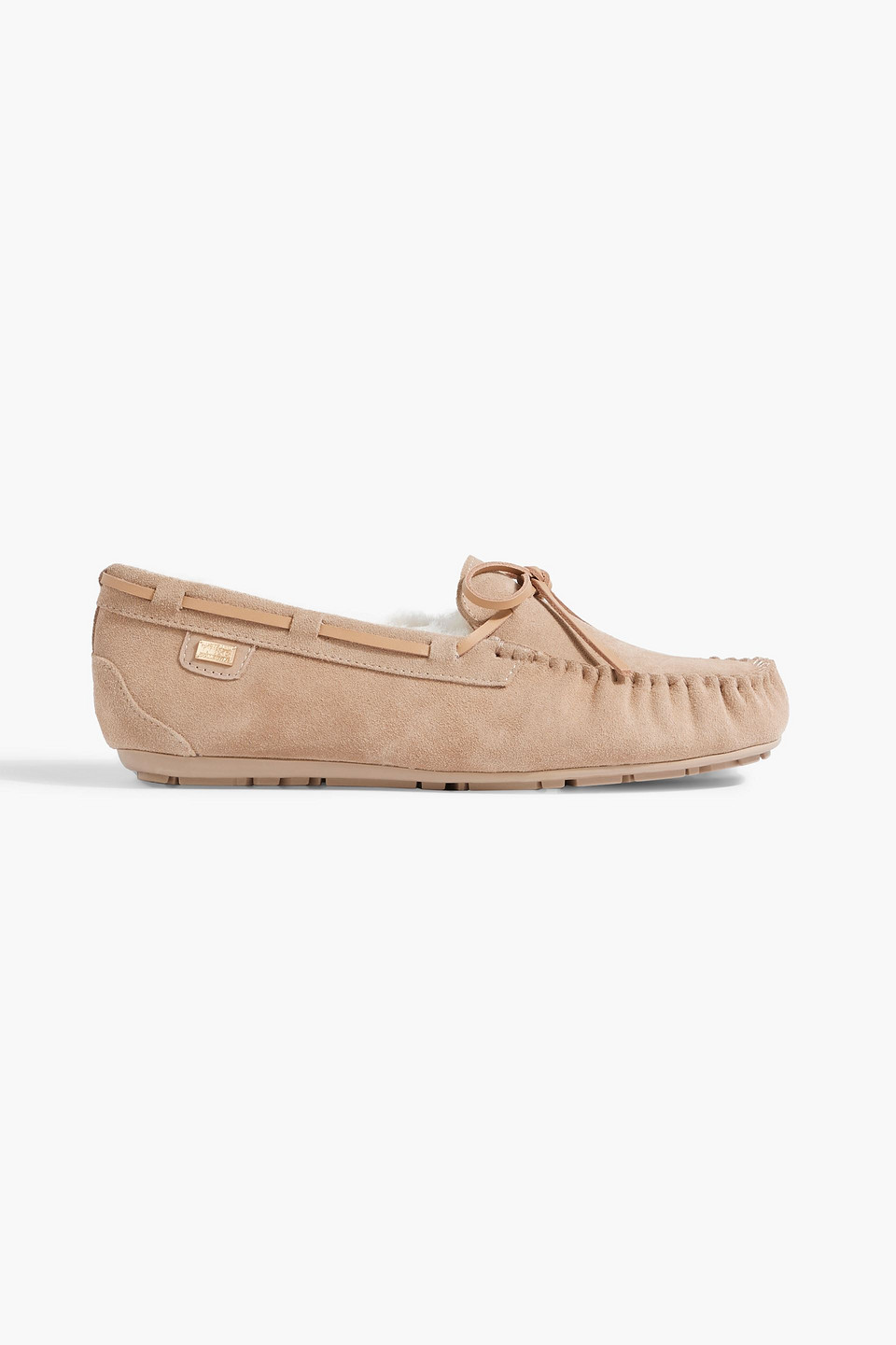 Australia Luxe Collective Prost Shearling Loafers In Beige