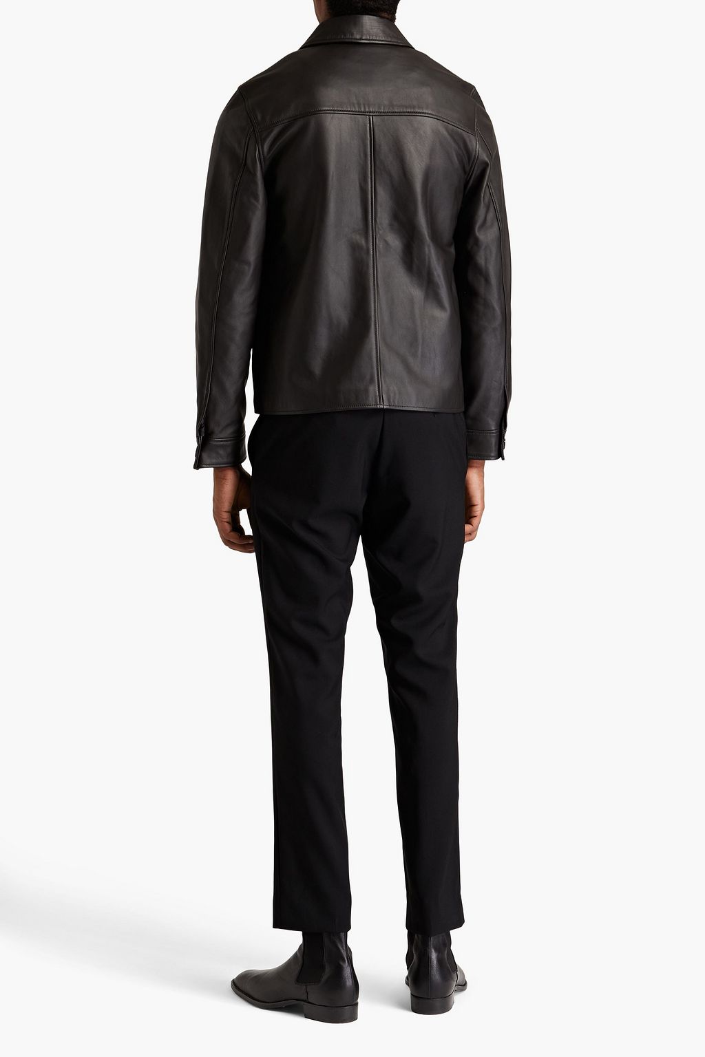 OFFICINE GÉNÉRALE Marius leather jacket | THE OUTNET