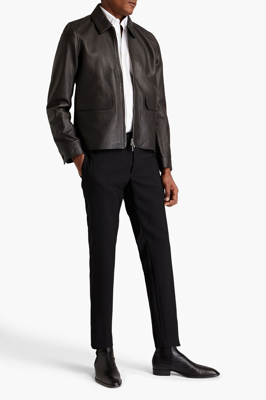 OFFICINE GÉNÉRALE Marius leather jacket
