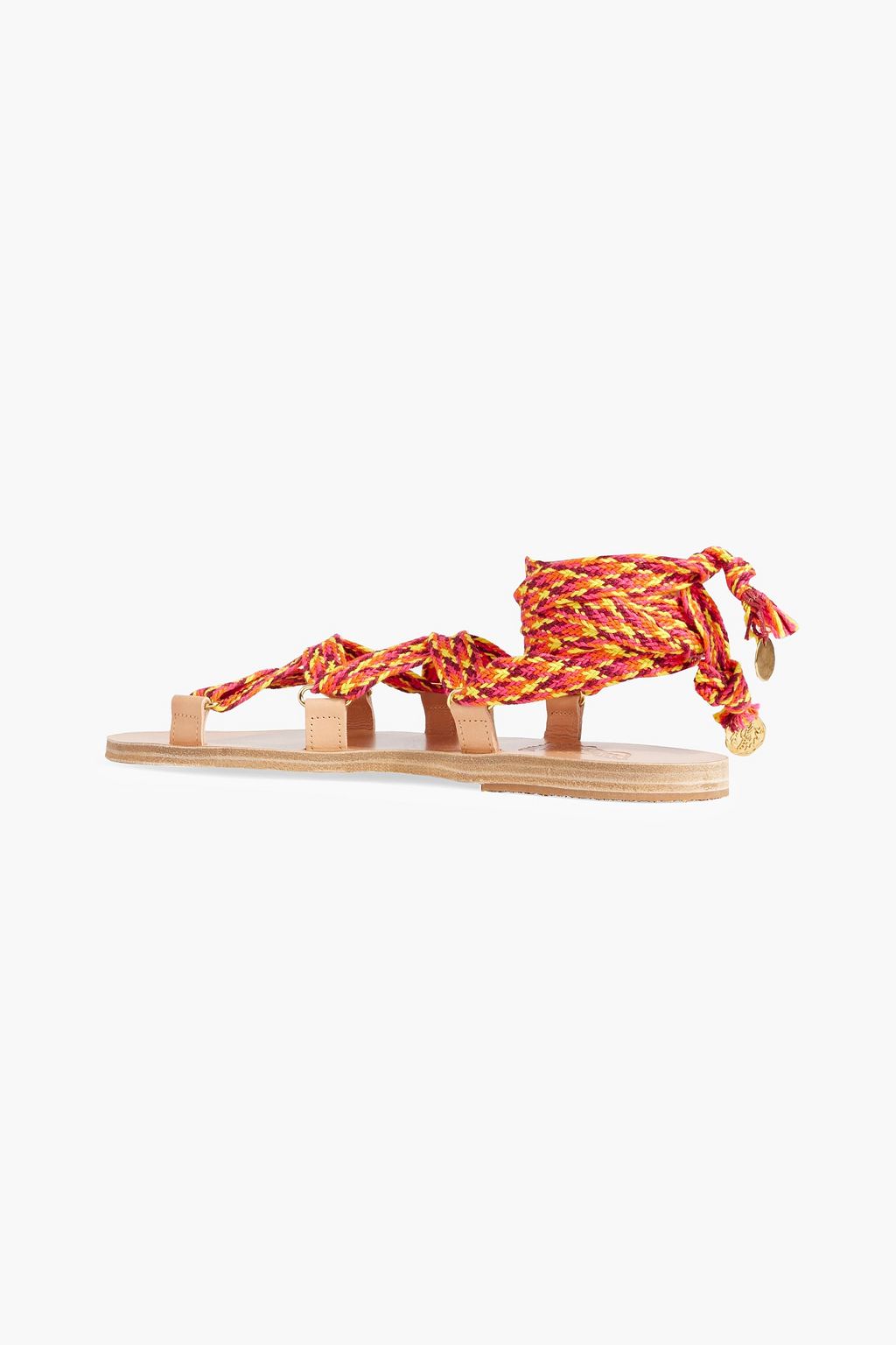ANCIENT GREEK SANDALS Paraskevi woven and leather sandals