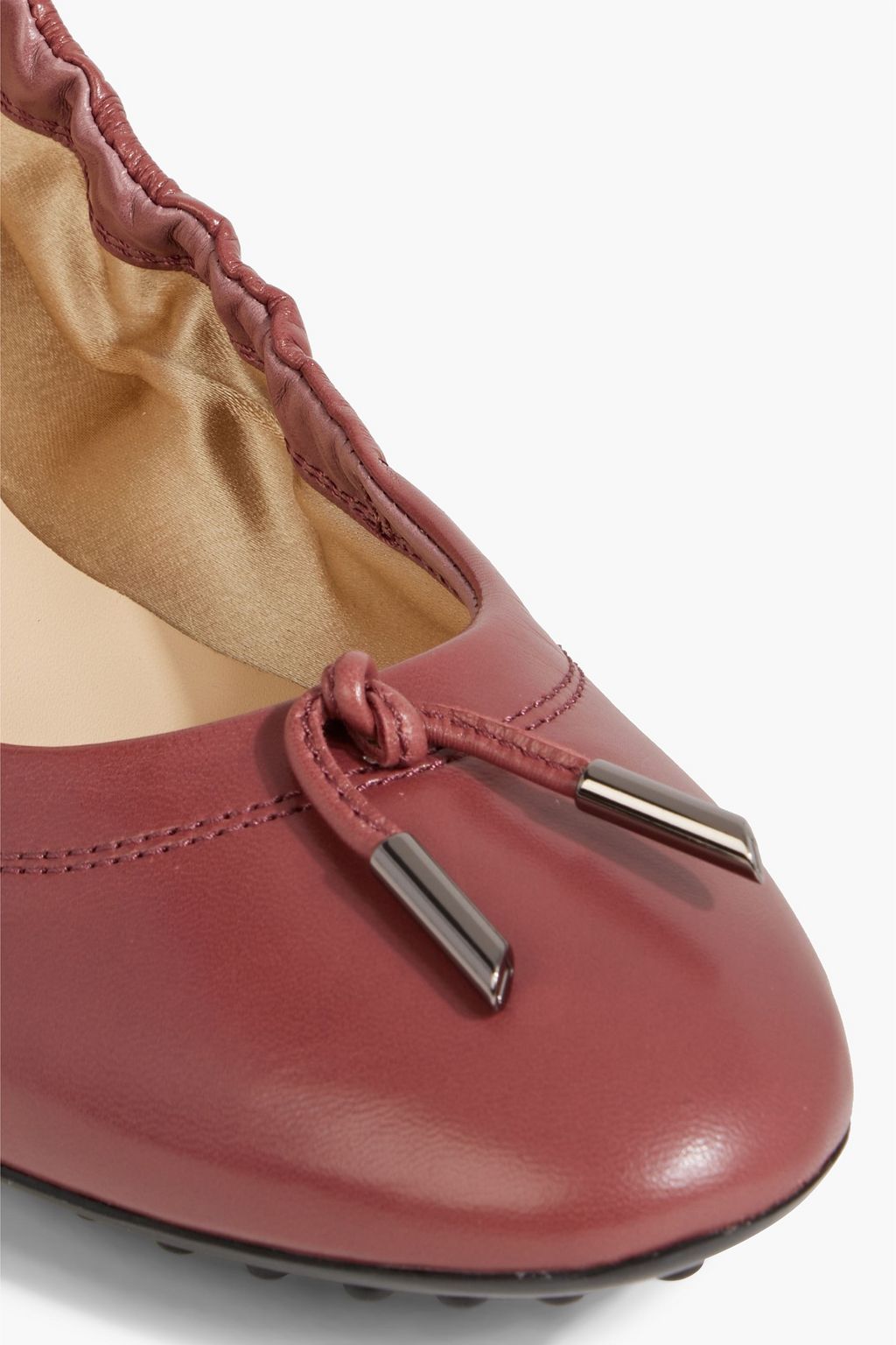 TOD'S Leather ballet flats