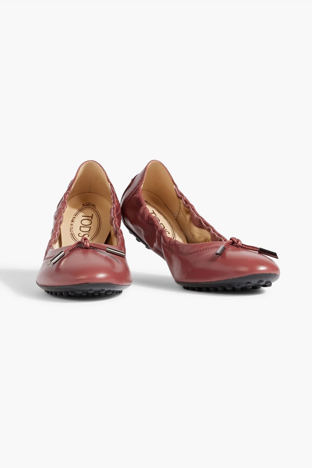 TOD'S Leather ballet flats
