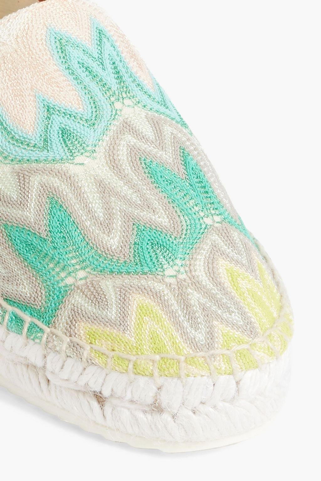 MISSONI Crochet-knit espadrilles