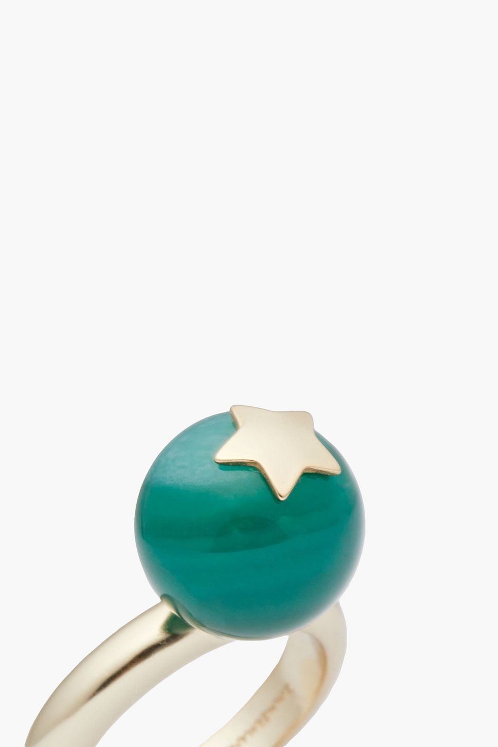 ZIMMERMANN Gold-tone agate ring