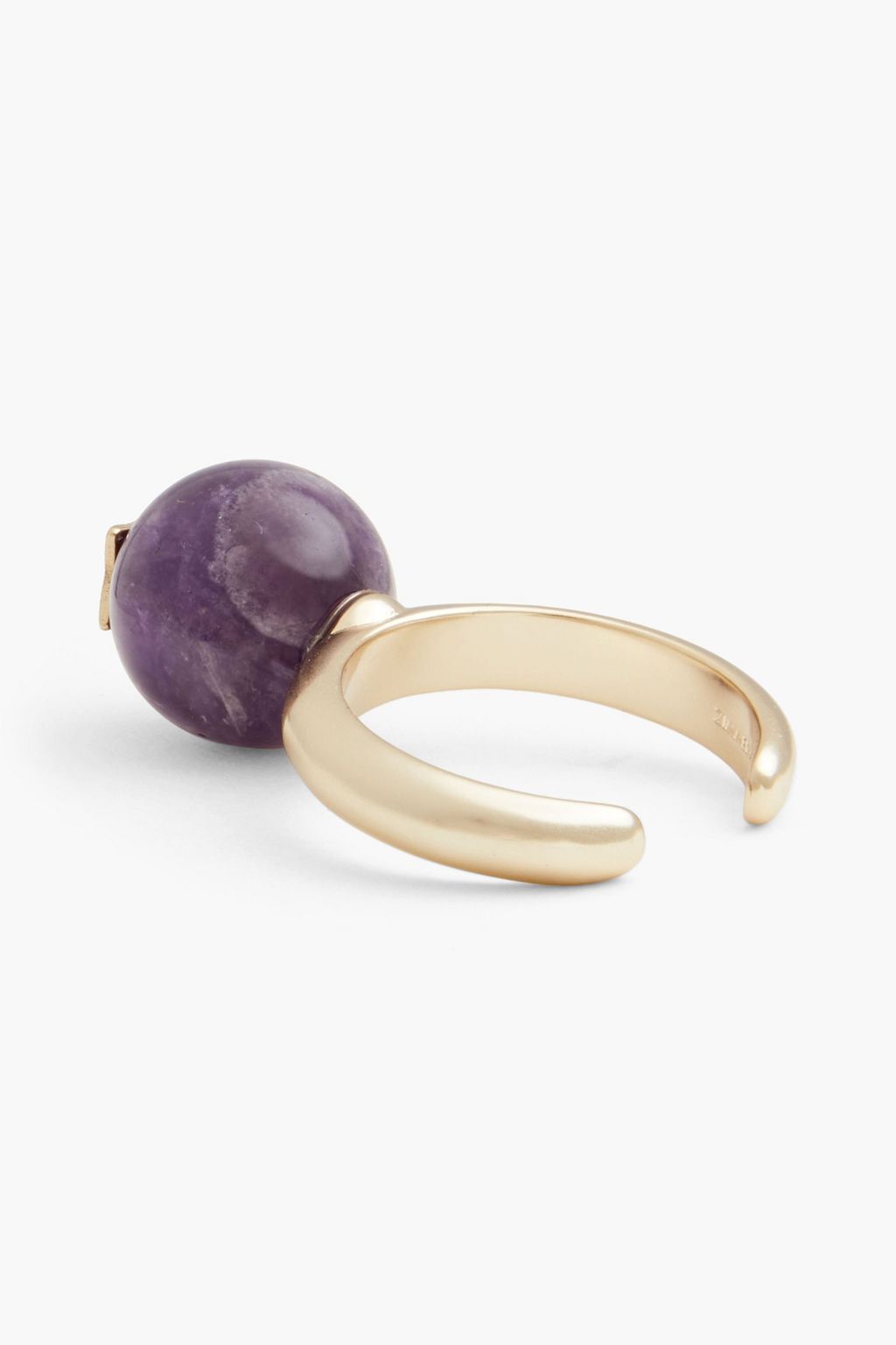ZIMMERMANN Gold-tone agate ring