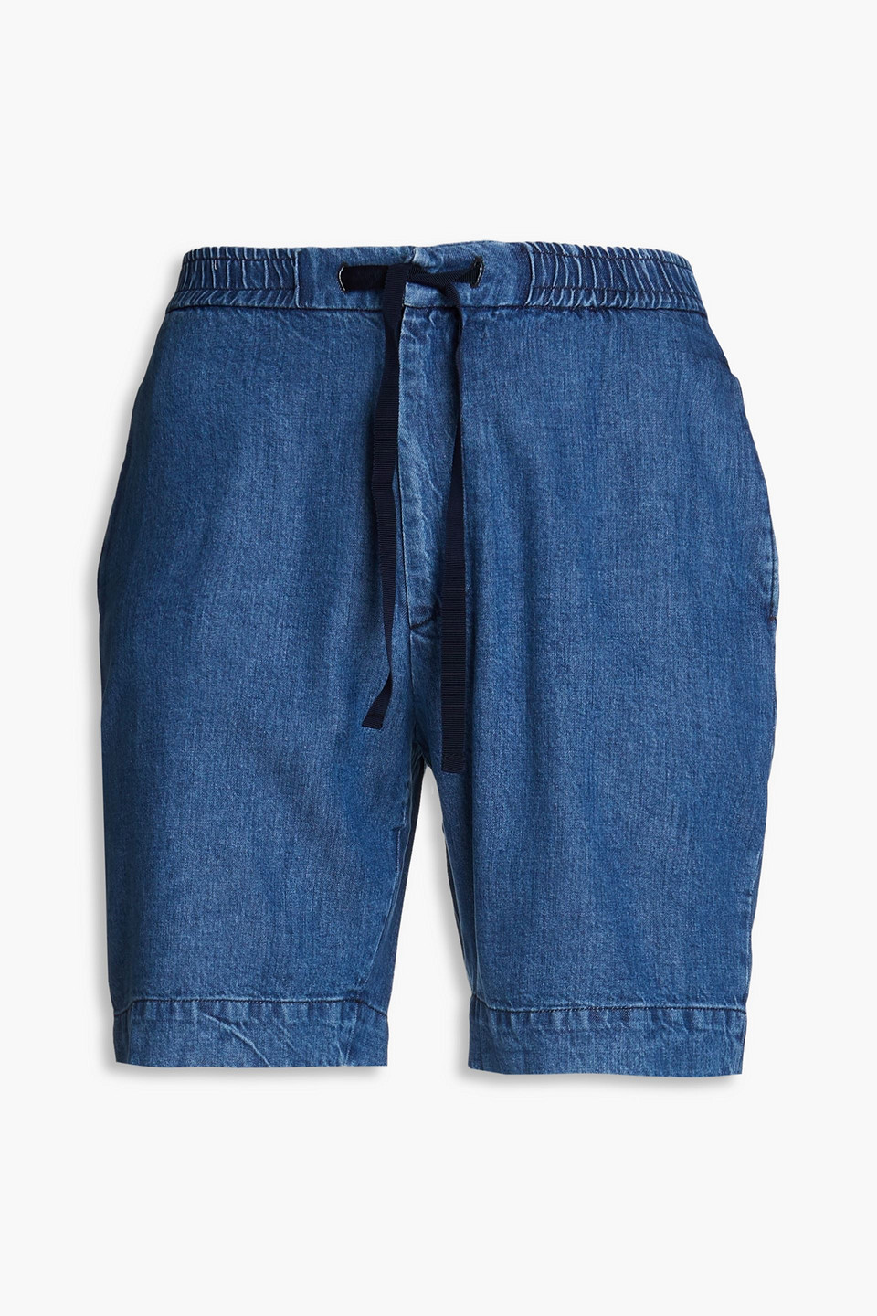 Officine Generale Phil Denim Shorts In Mid Denim