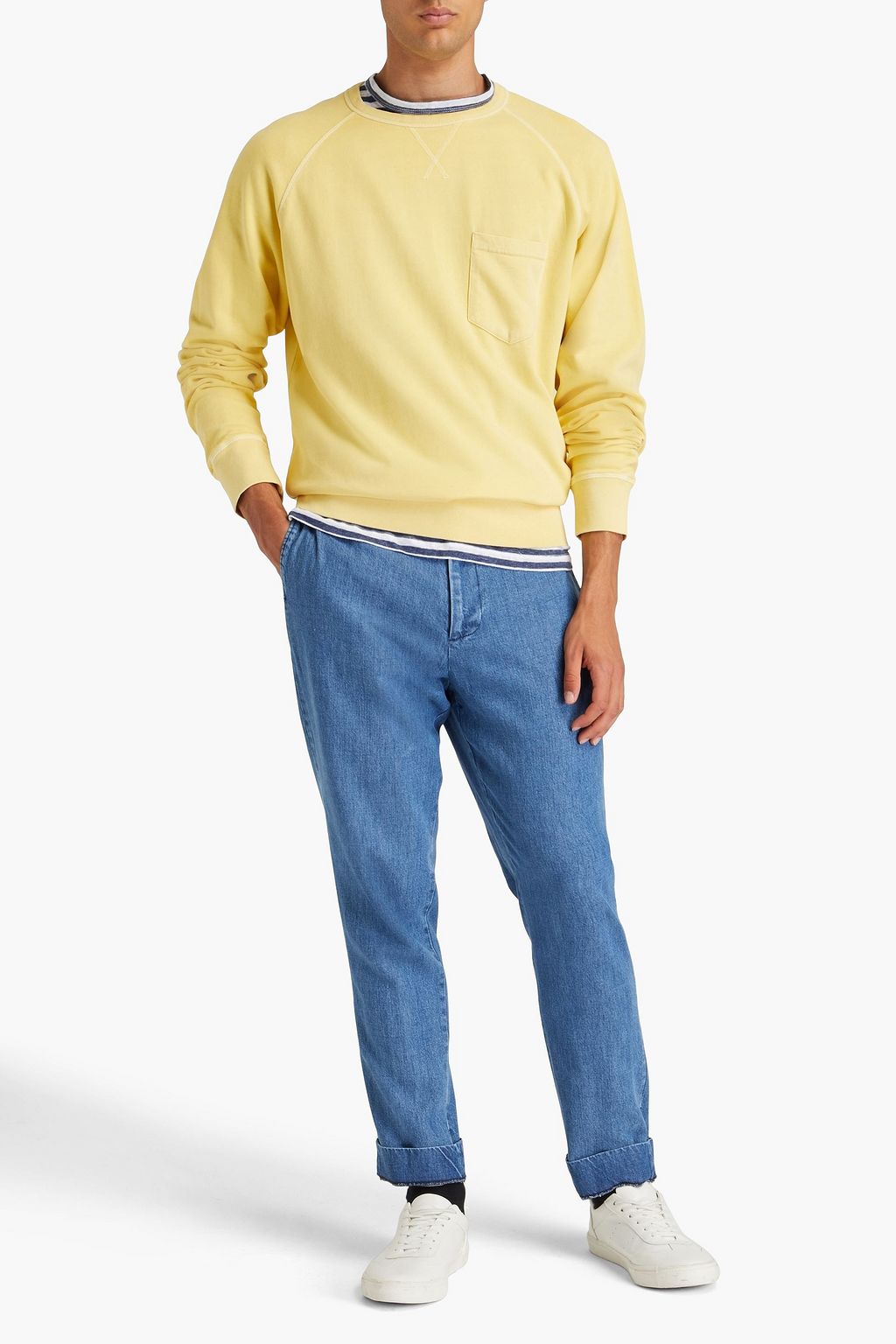 OFFICINE GÉNÉRALE Chris French cotton-terry sweatshirt