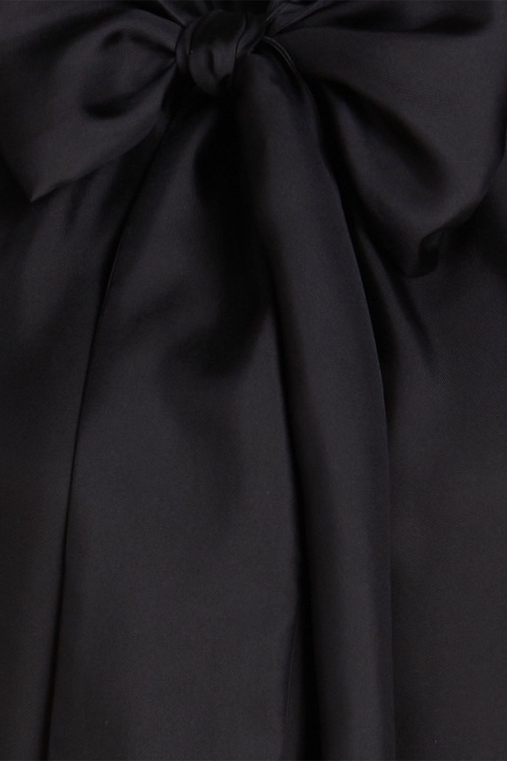 ZIMMERMANN Pussy-bow gathered silk-twill blouse